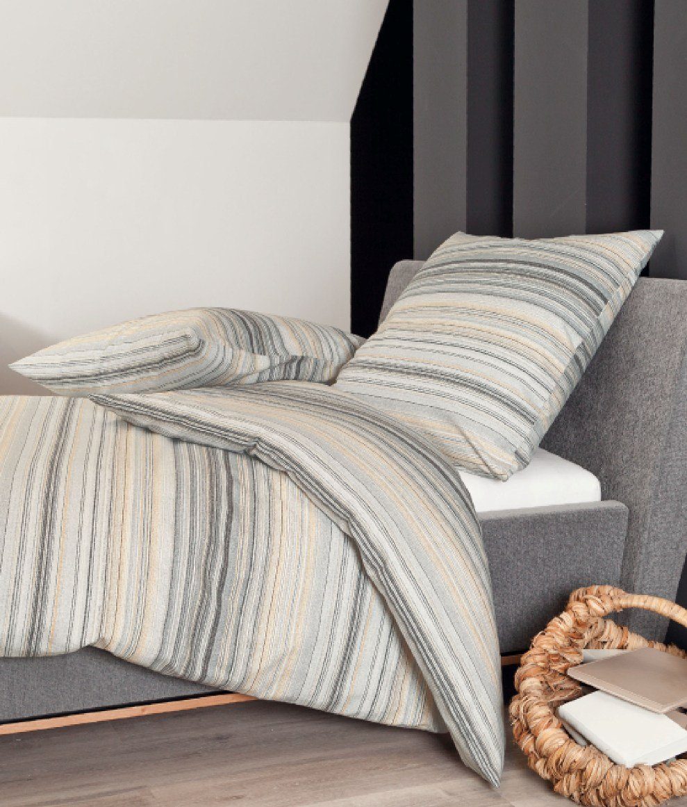 Janine Bettwäsche Janine Biber Feinbiber Bettwäsche 200x220 Davos 65011-08 günstig online kaufen