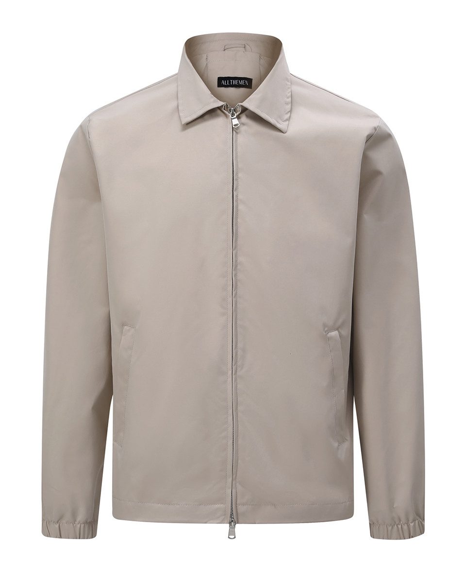 Allthemen Bomberjacke Bomberjacke Herren Relaxed Fit Herbstjacke mit Reverskragen Freizeit