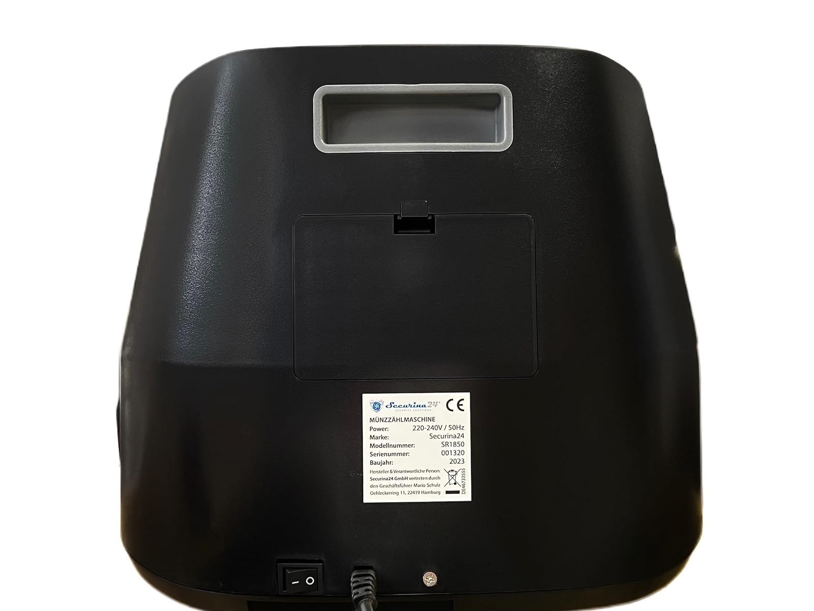 Securina24 Banknotenzähler SR-1850 Münzzähler mit Drucker