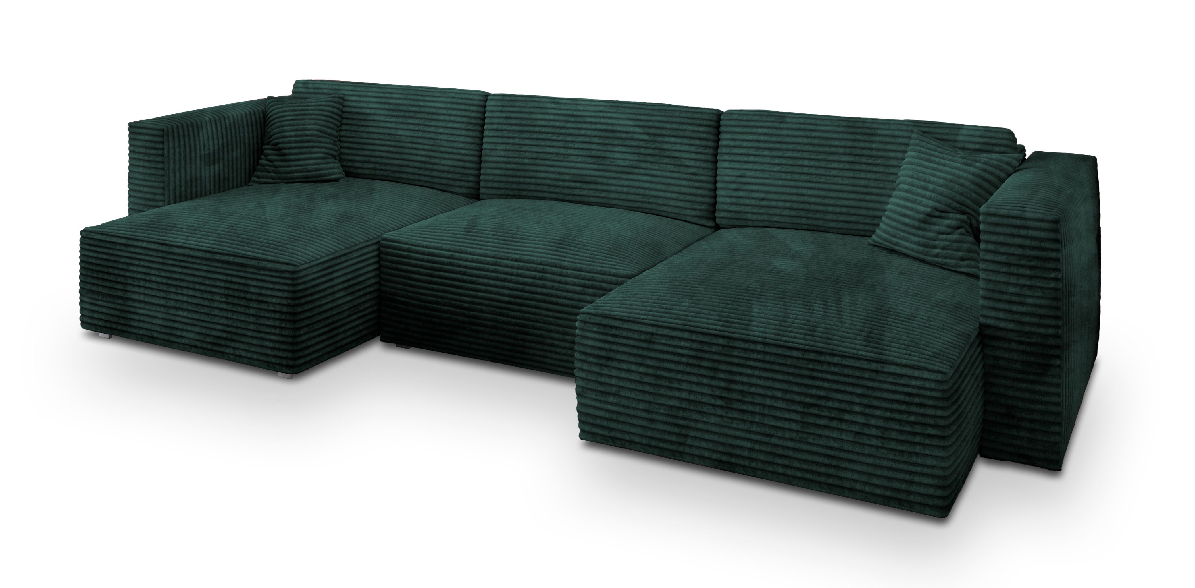 Masseno Ecksofa SARMO mit Schlaffunktion U-Form, günstig online kaufen