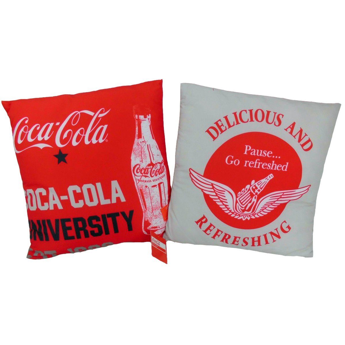 CTI Dekokissen Kissen Coca Cola 1886 Dekokissen ca. 40 x 40 cm Kuschelkisse günstig online kaufen