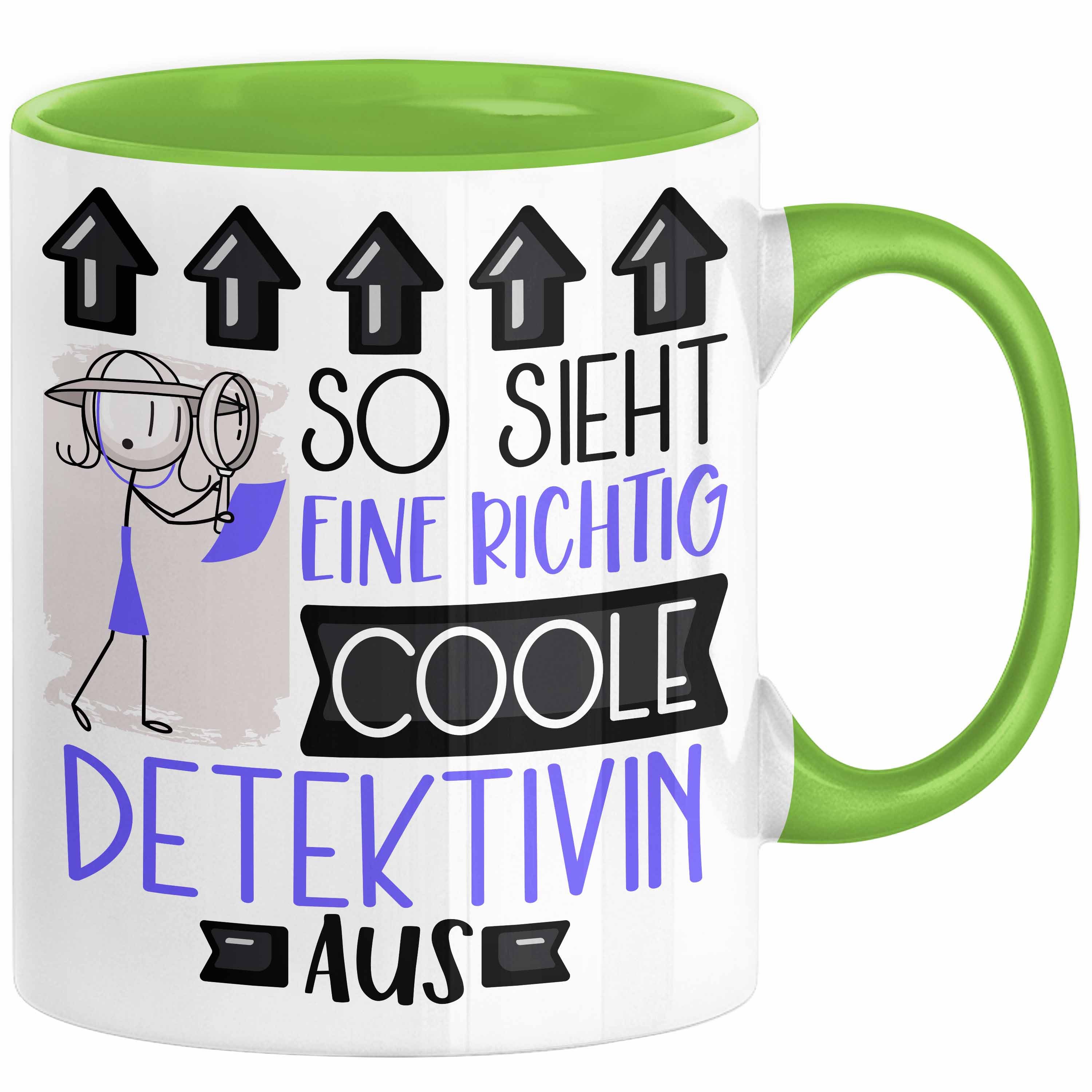 Tasse Detektivin Geschenk Tasse Geschenkidee für Detektivin Geburtstag Weihn