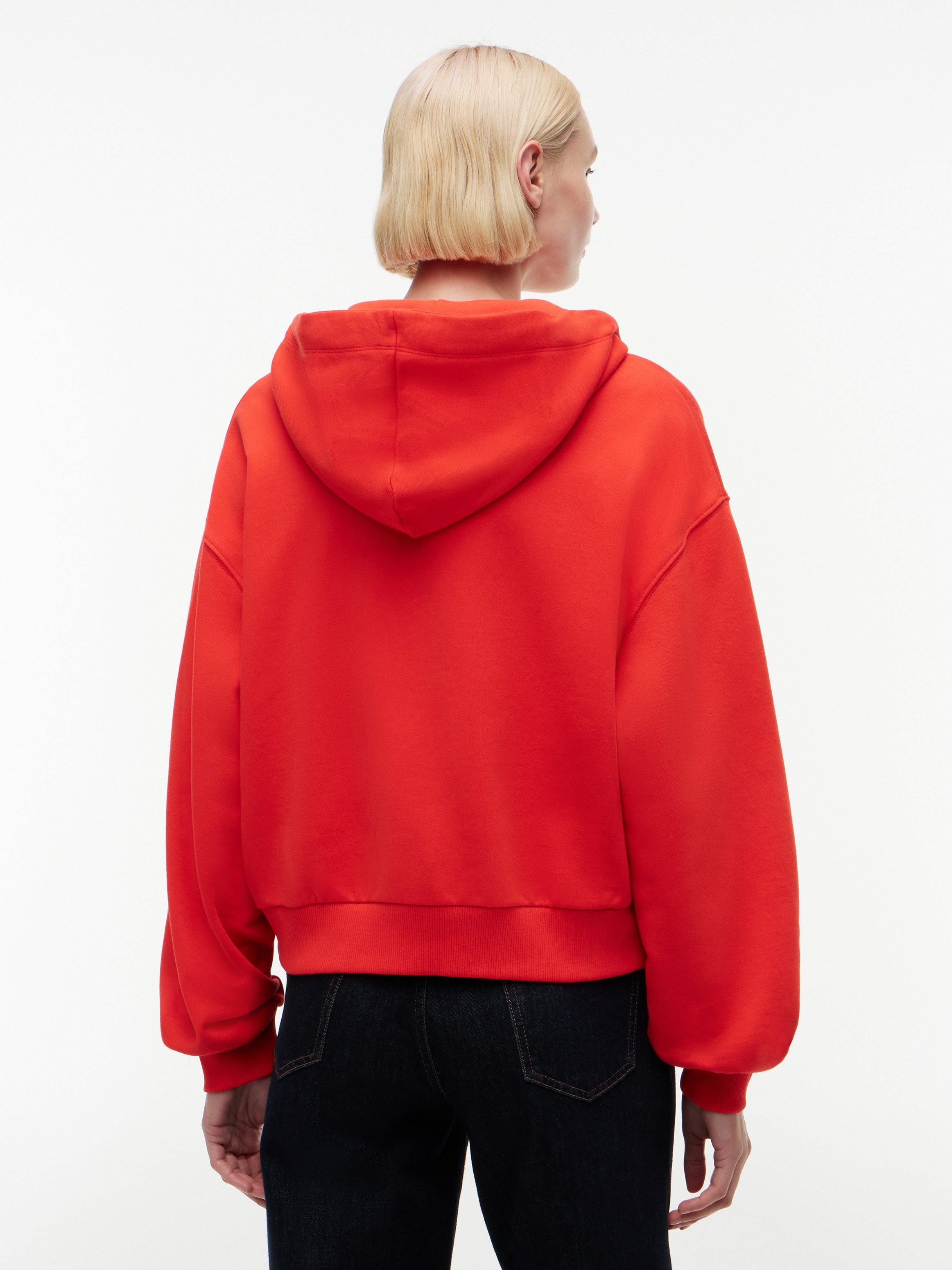 Tommy Hilfiger Kapuzensweatjacke TH ROUNDAL ZIP-UP HOODIE Baumwolle, Kapuze, Kängurutaschen