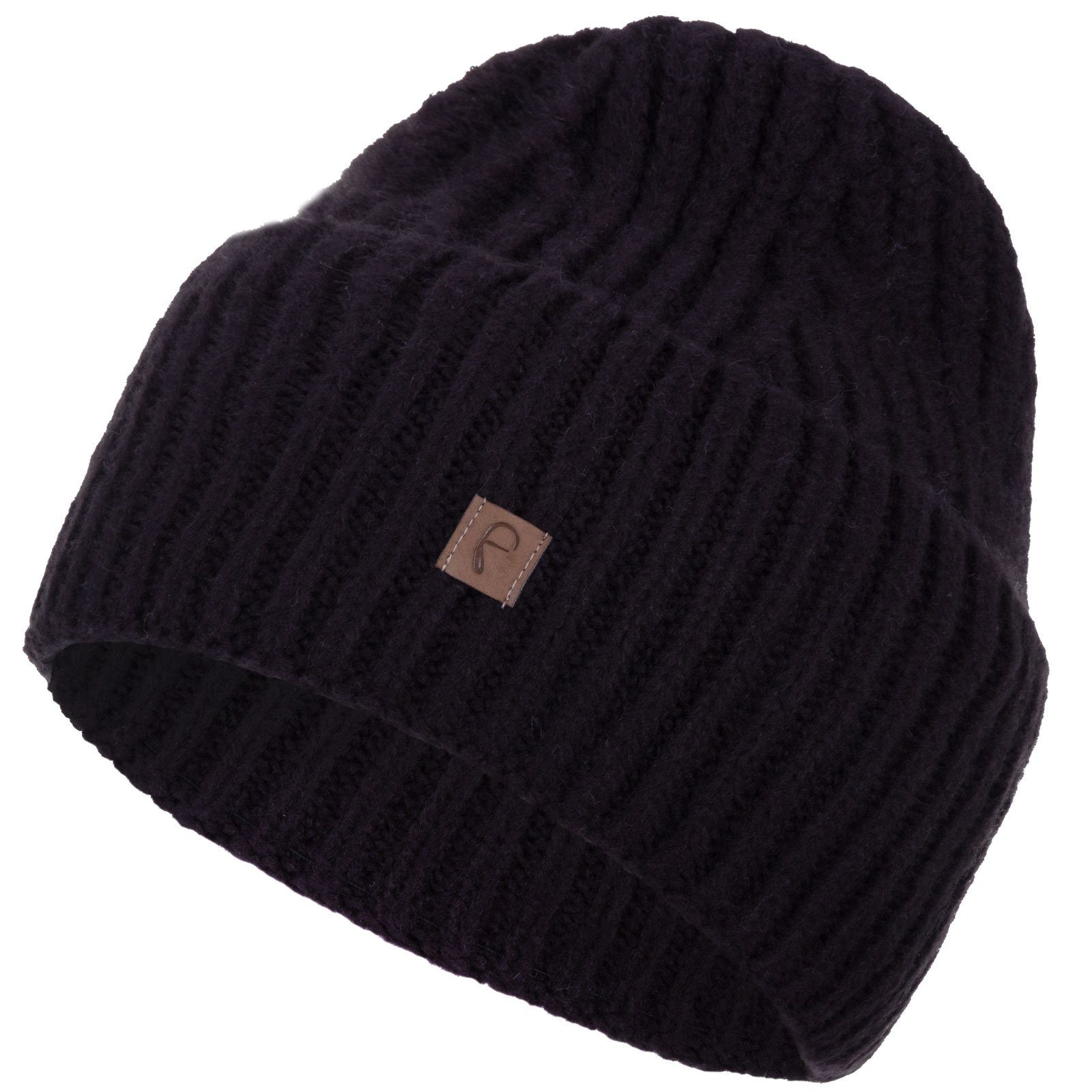 Faera Strickmütze (1-St) Wintermütze Strickmütze breiter Aufschlag Damen  Herren Grobstrick Beanie Mütze online kaufen | OTTO