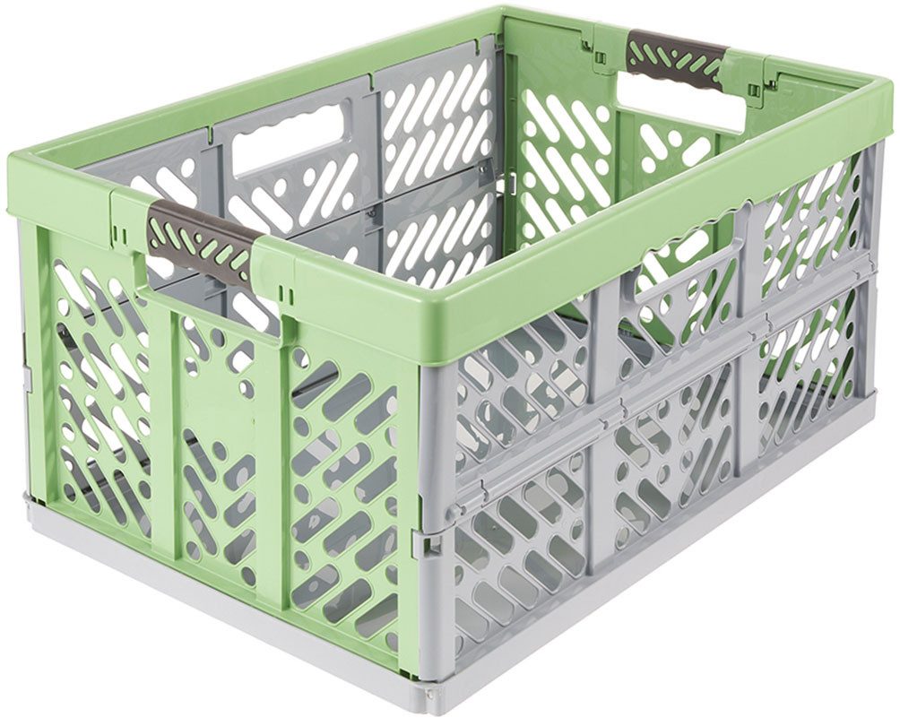 keeeper Klappbox Profi-Klappbox ben eco mit Softgriffen (Set 2 St) 45 l, 54x37x28 cm, 45 l, Soft-Touch-Griffe, zusammenklappbar, leicht zu reinigen