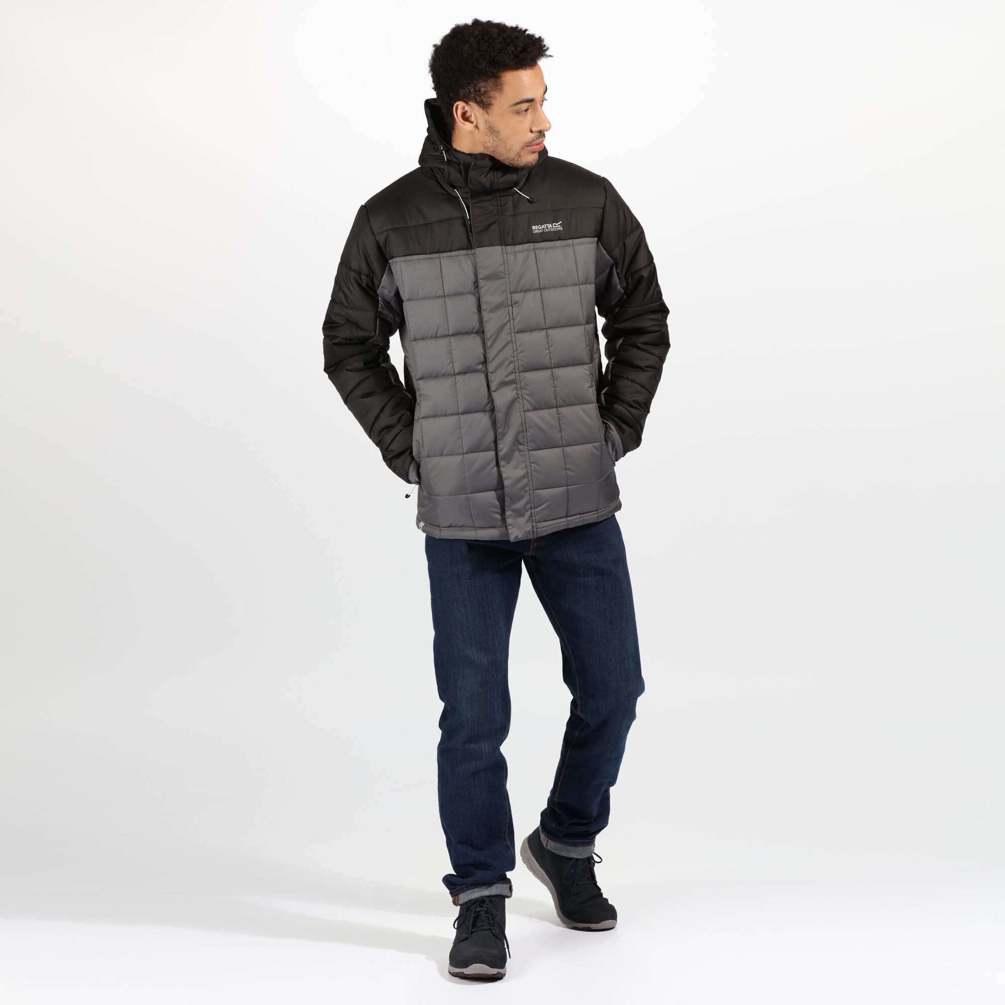 Regatta Winterjacke Nevado IV grau/schwarz Herren