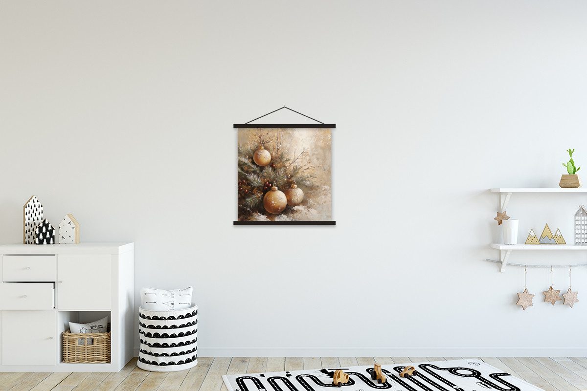 MuchoWow Poster Weihnachten - Kugeln - günstig online kaufen