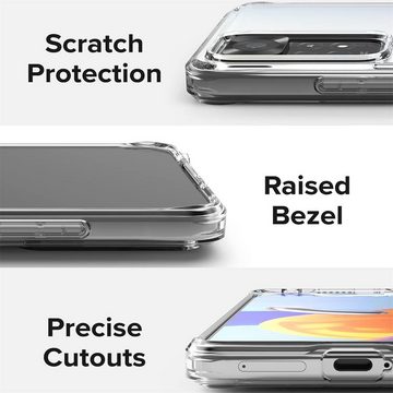 CoolGadget Handyhülle Transparent Ultra Slim Case für Xiaomi Redmi Note 11 Pro 5G / Redmi Note 11 Pro 4G 6,67 Zoll, Silikon Hülle Dünne Schutzhülle für Redmi Note 11 Pro 4G / 5G Hülle