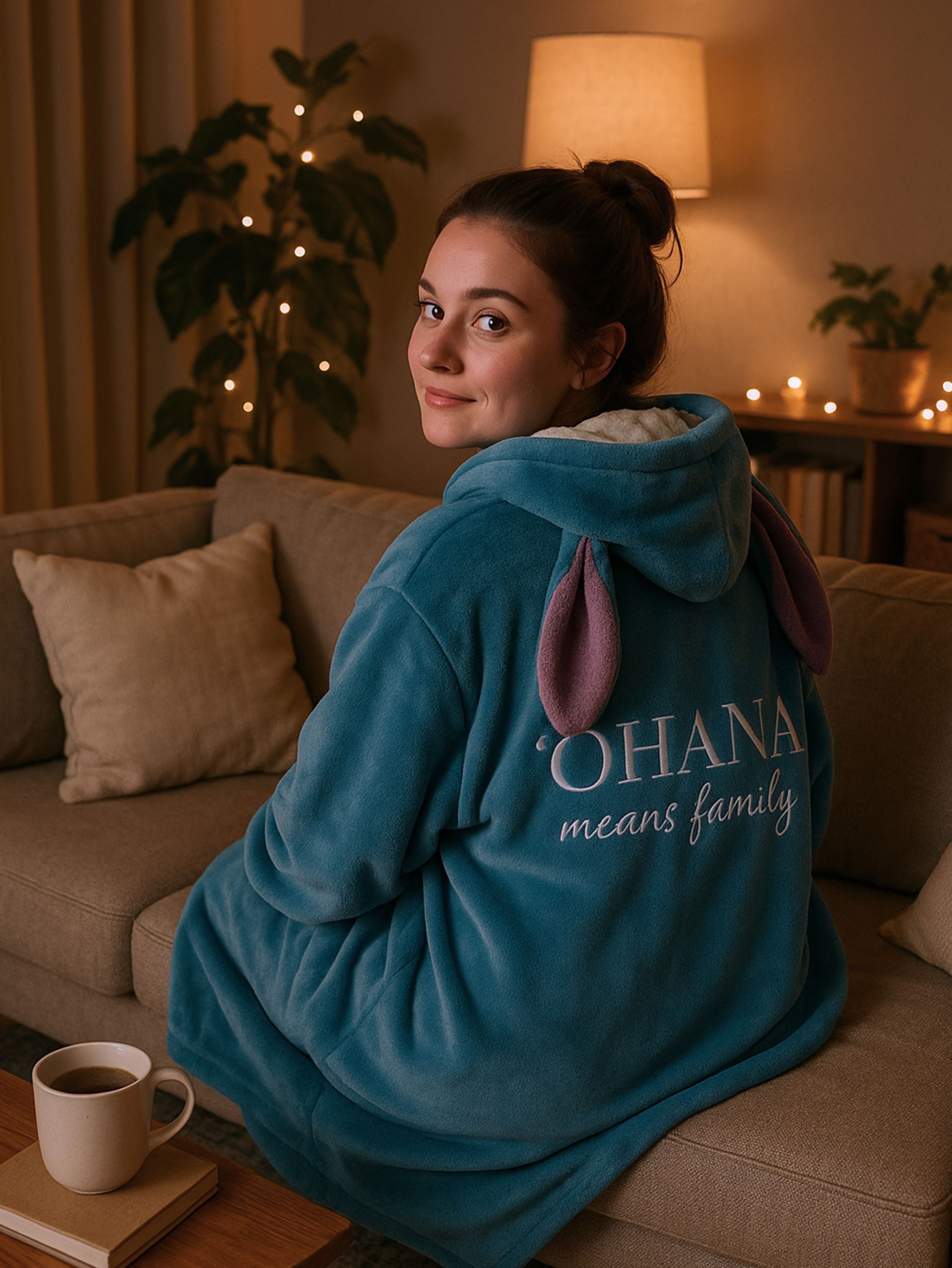 United Labels® Kapuzenpullover Disney Lilo & Stitch Oversize Cozy Hoodie Üb günstig online kaufen