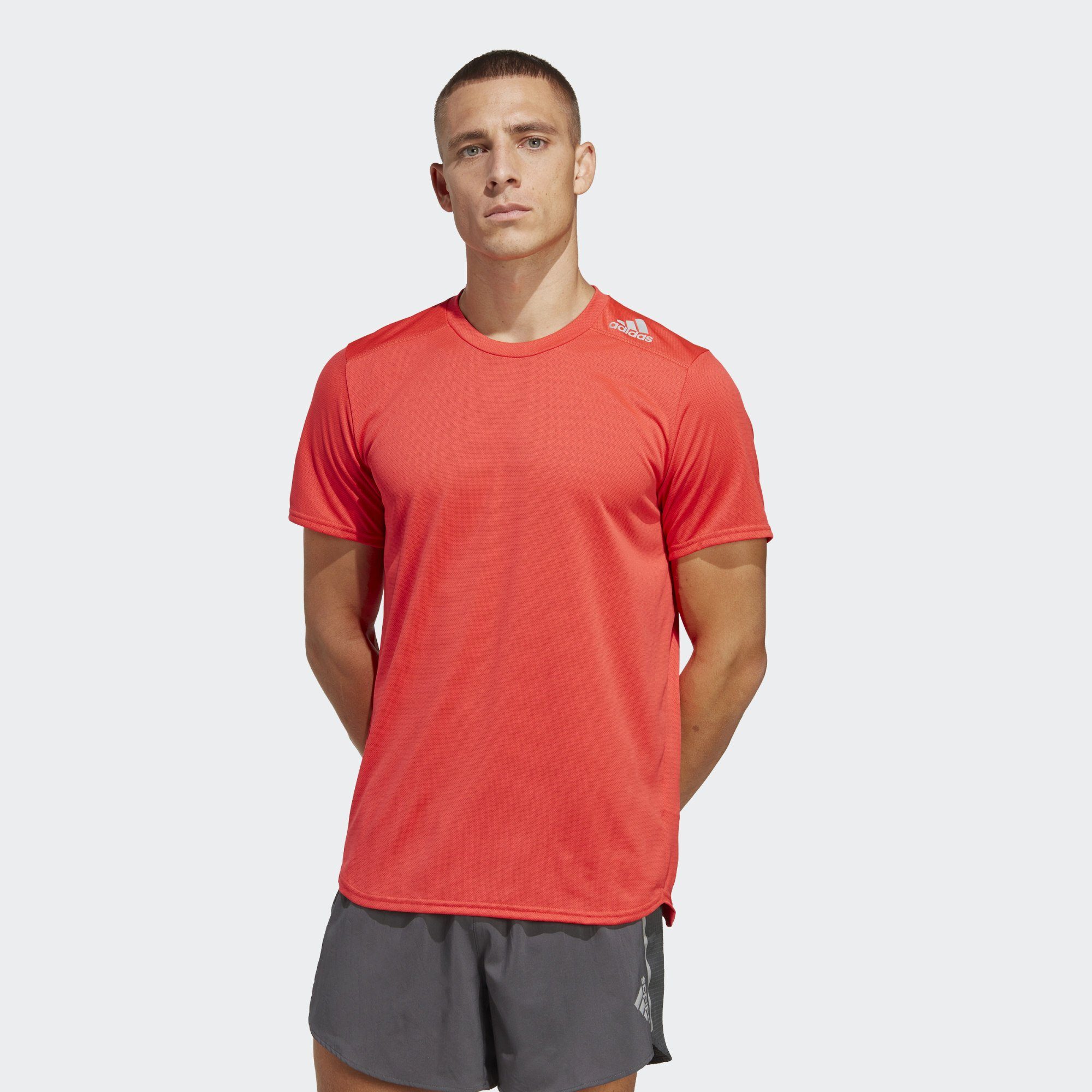 RUNNING Performance Laufshirt adidas T-SHIRT Red Bright DESIGNED 4