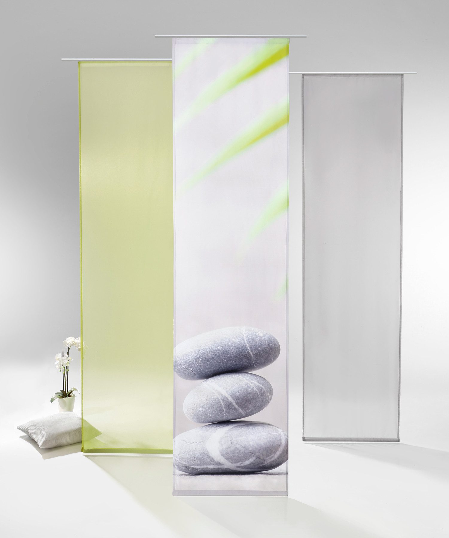 heimtexland Schiebegardine Flächenvorhang Wellness Schiebegardine Schiebevo günstig online kaufen