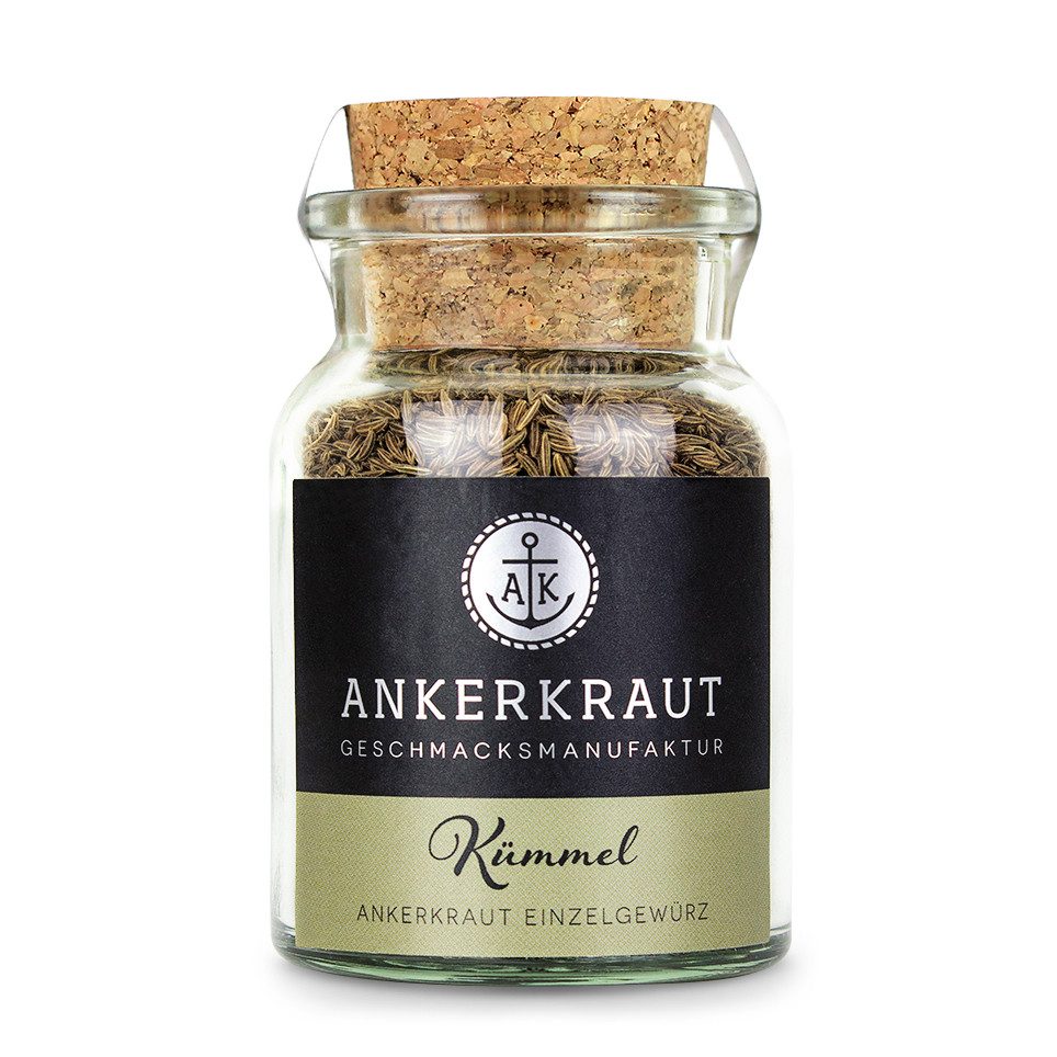 Ankerkraut Gewürz Kümmel, Kümmel, 70g im Korkenglas