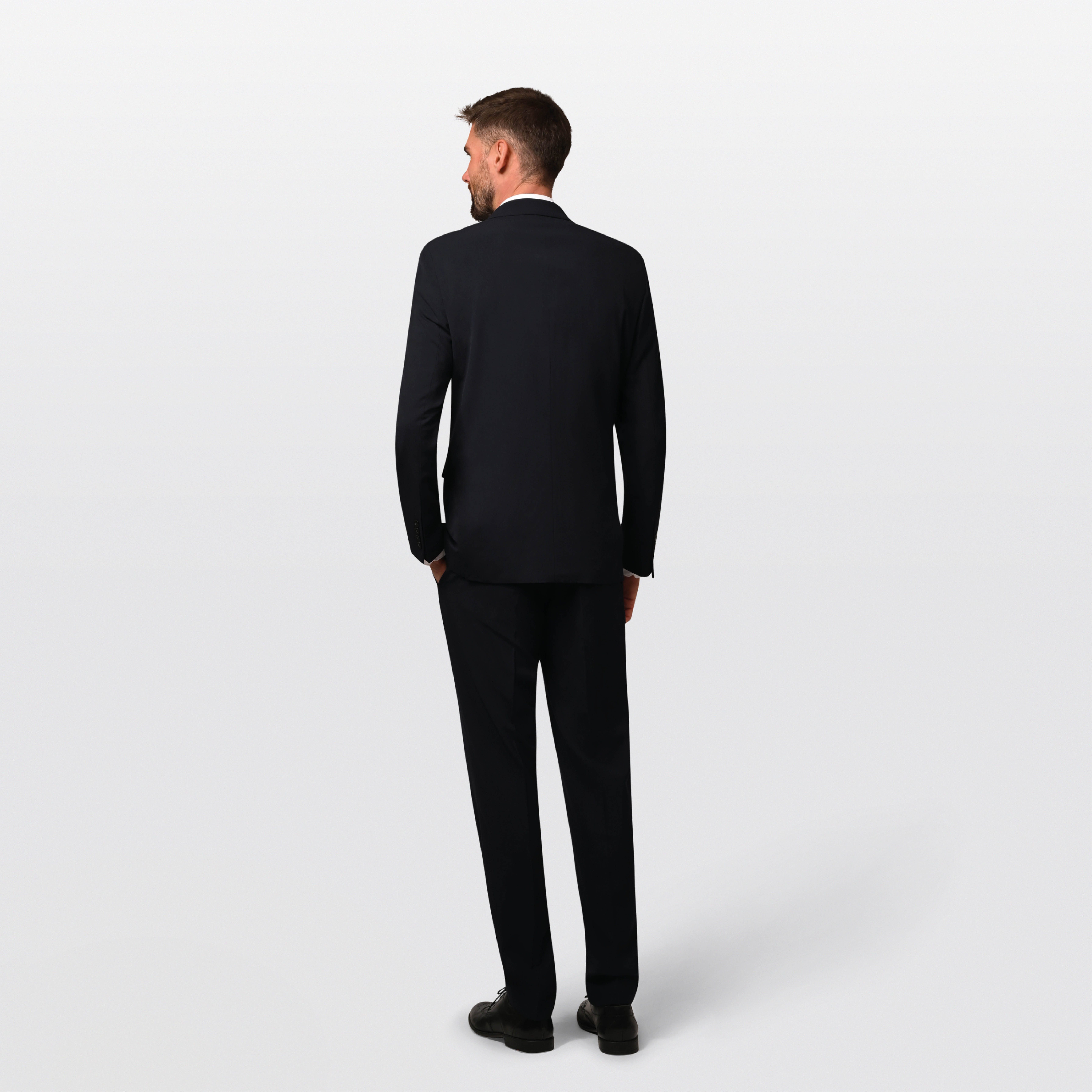 Hirschthal Anzug Herren Business Anzug Slim-Fit (Anzughose & Sakko 2 -tlg. Anzug Set) im eleganten Look