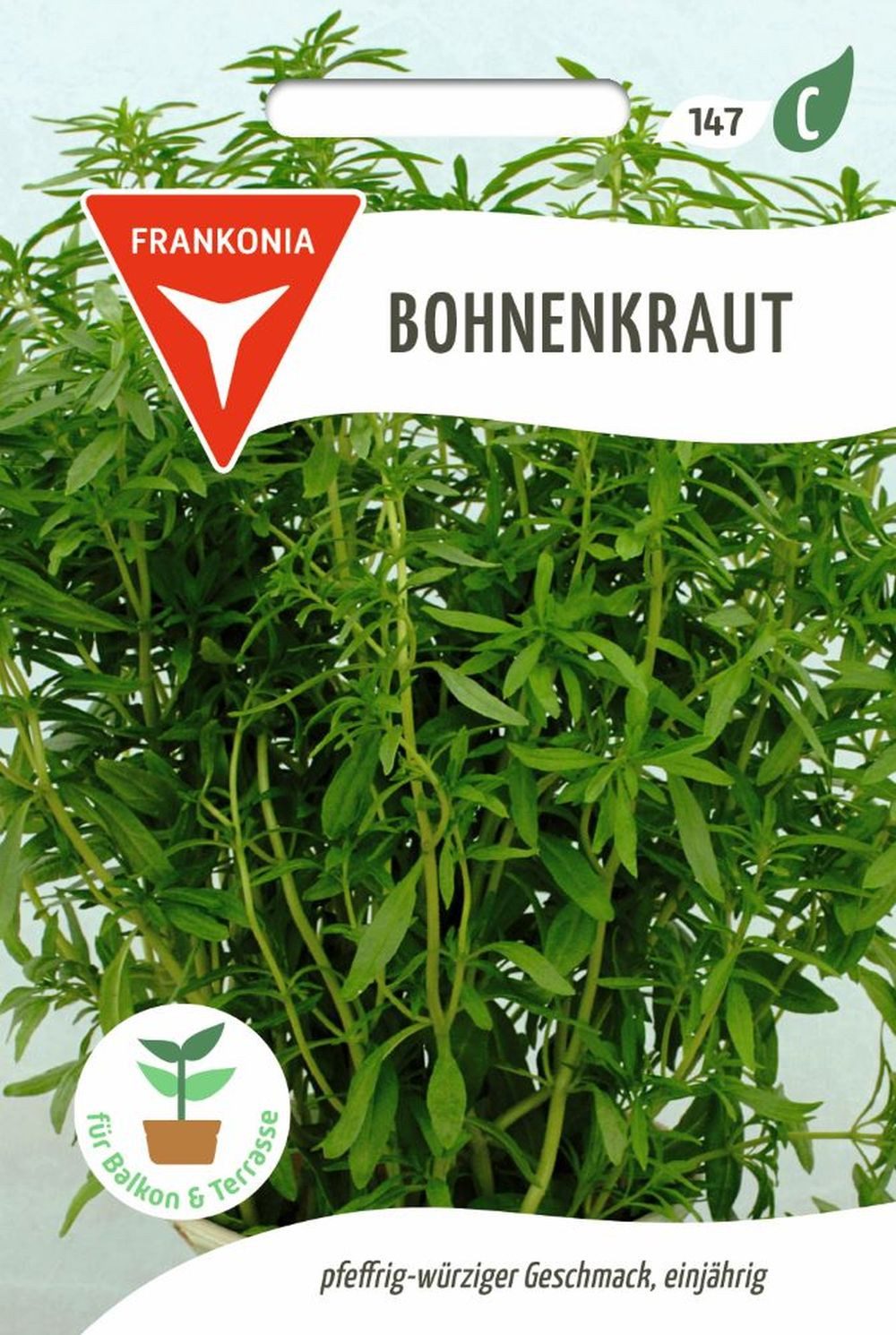 FRANKONIA Kräutersamen Bohnen- oder Pfefferkraut - Bohnenkraut-Samen Gewürz Saatgut Samen, Satureja hortensis