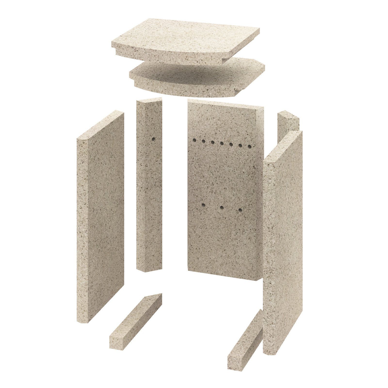 H&M Germany Kaminofen-Erweiterungssegmet Basic Ersatzteile Brennraumausklei günstig online kaufen