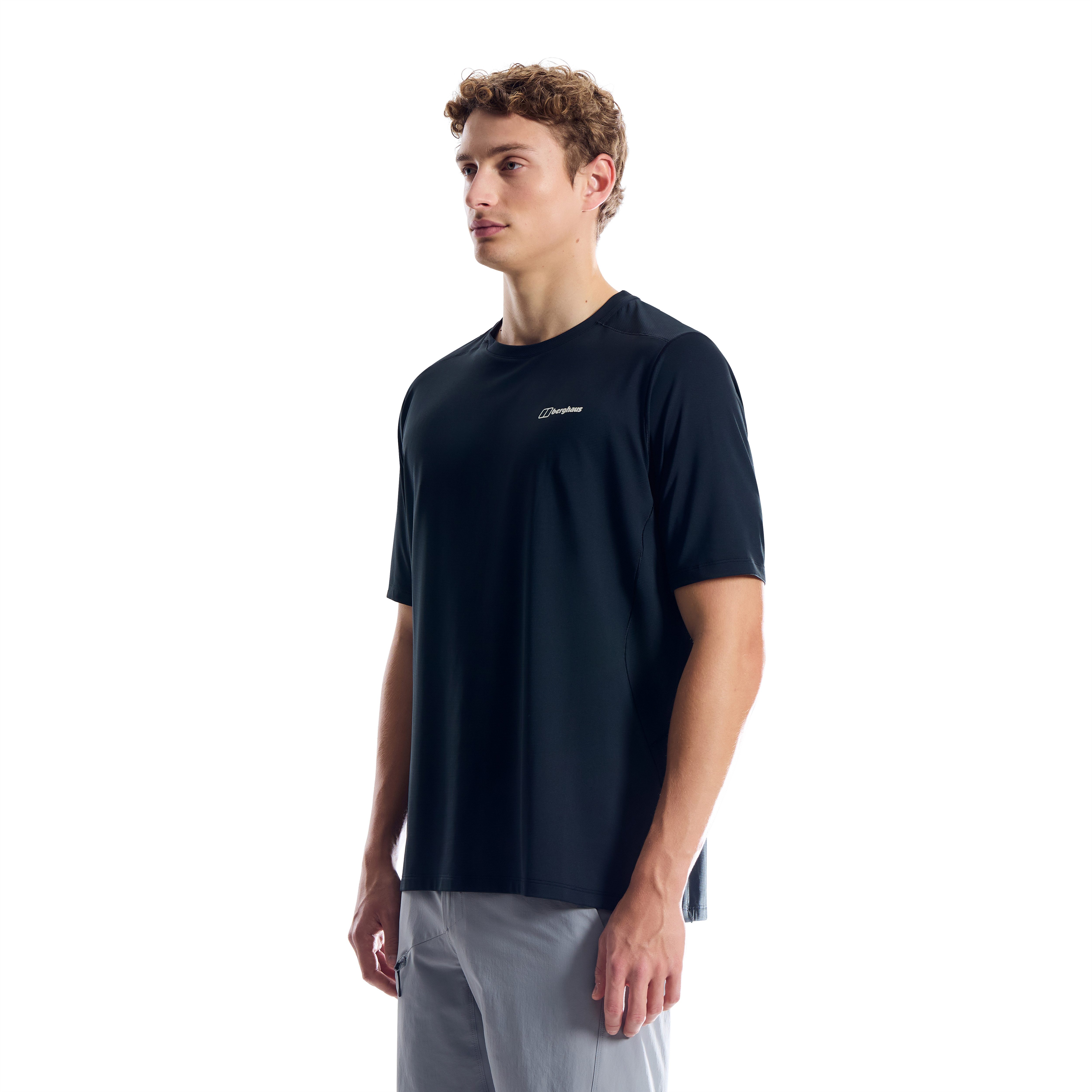 Berghaus T-Shirt BOWBURN TECH TEE AM aus Polyester und Elasthan, erhältlich in den Größen XS bis XXXL