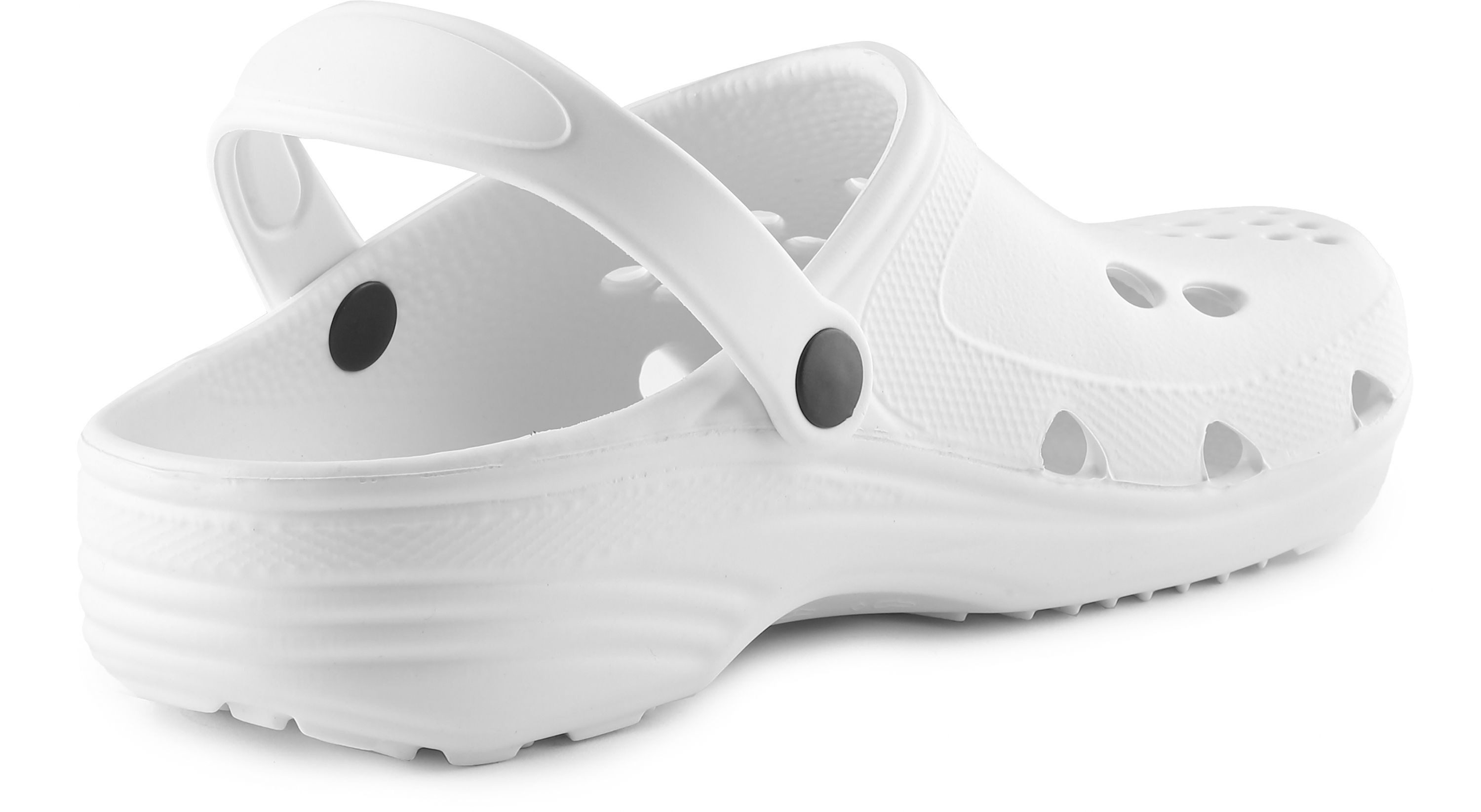 Ladeheid Damen und Herren leichte Eva Clogs mit Fersenriemen Gartenclogs Clog