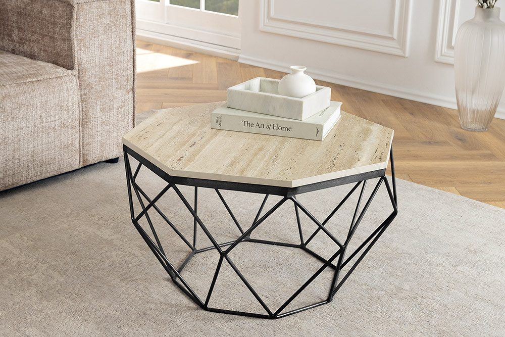 riess-ambiente Couchtisch DIAMOND 70cm beige / günstig online kaufen