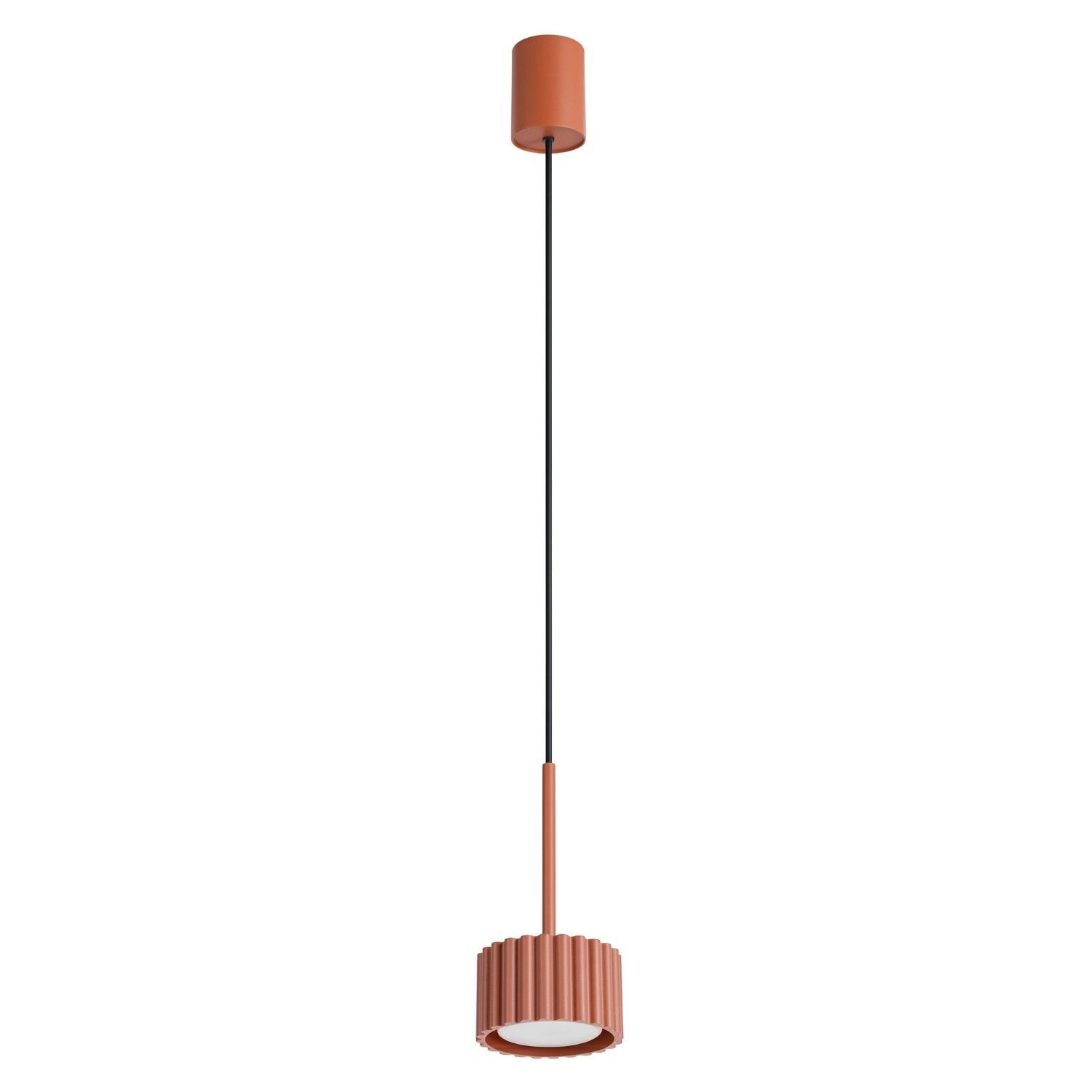 Licht-Erlebnisse Pendelleuchte CAVON, ohne Leuchtmittel, H: max. 125 cm Ø 10 cm rund GX53 Modern