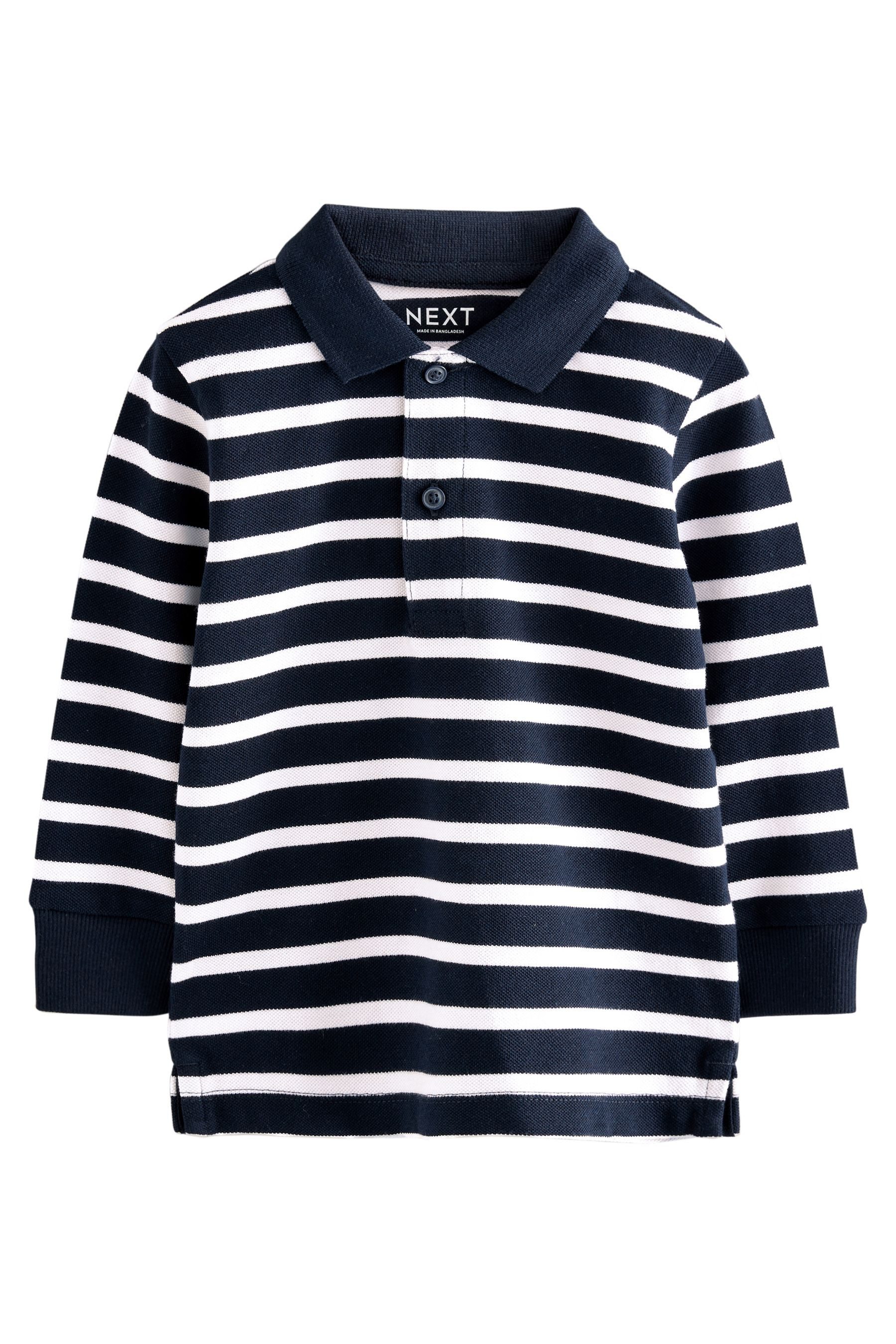 Next Langarm-Poloshirt Langärmeliges Polo-Shirt (1-tlg)