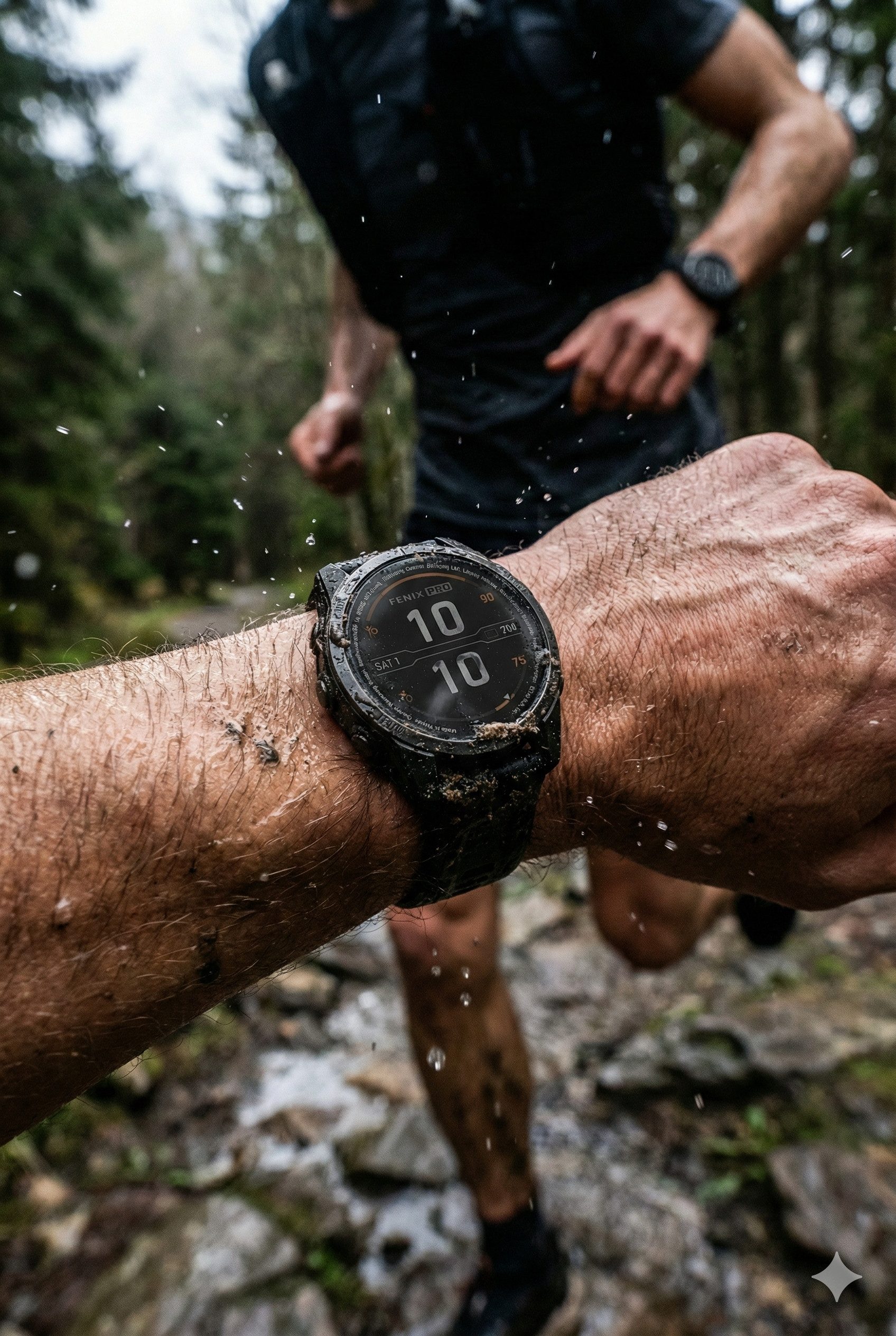 Garmin fēnix® 7 Pro Smartwatch (3,04 cm cm/1,2 Zoll, Garmin OS) Einzelartikel, 2-tlg., Smartwatch inkl. Silikon-Armband und Lade-/Datenkabel, Solar-Ladelinse; Saphirglas; Titan-Lünette; Taschenlampe; Gen 5 Sensor