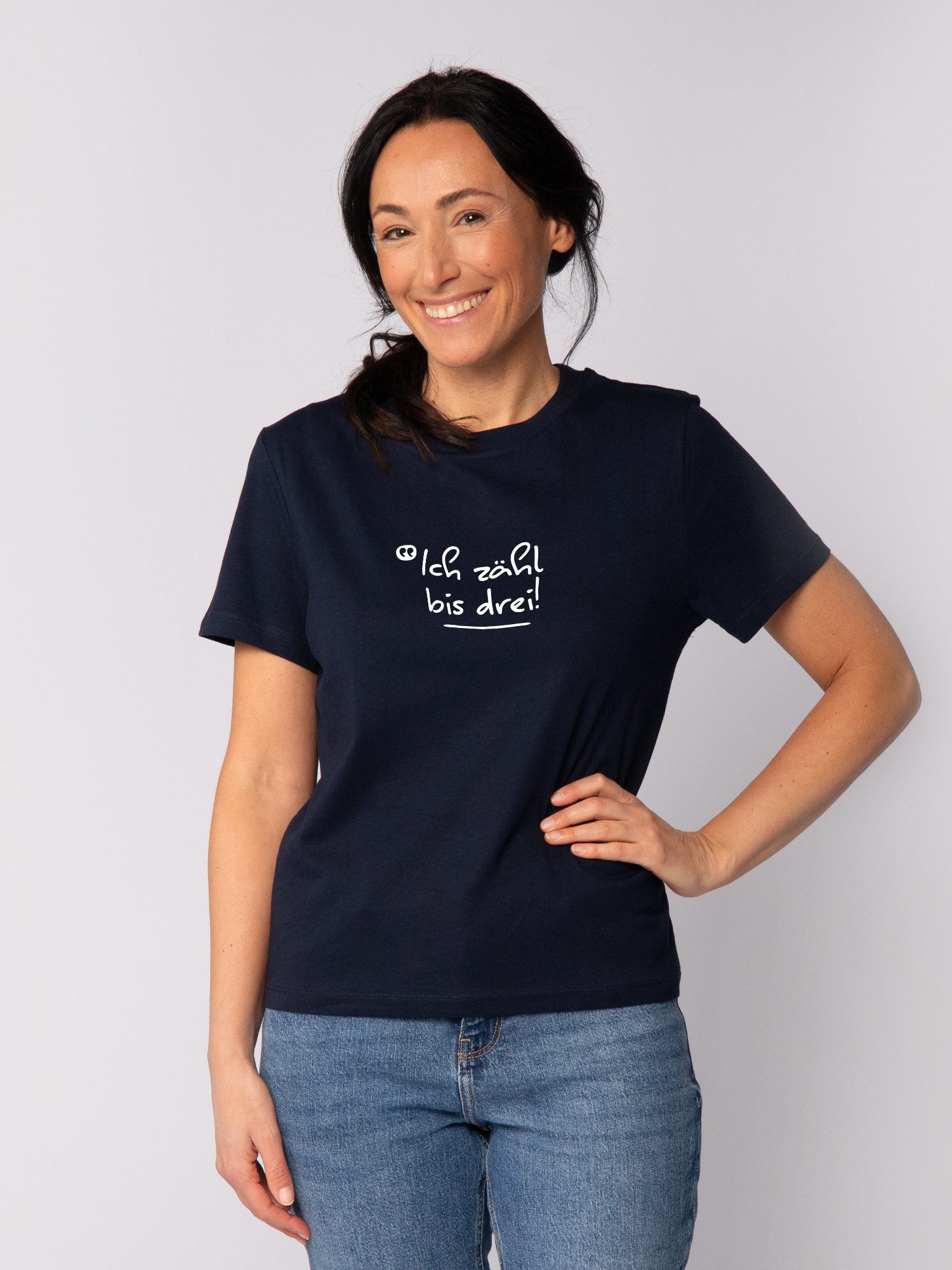 wat? Apparel T-Shirt Ich zähl bis drei