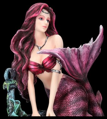 Figuren Shop GmbH Fantasy-Figur Meerjungfrauen Figur - Morana auf Meeresgrund - Fantasy Nixe magische