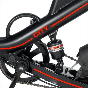 ENEWAY Faltrad Mini E-Faltrad Didi City, (Set), faltbar, klappbar, leicht zu transportieren, mit Tragegriff