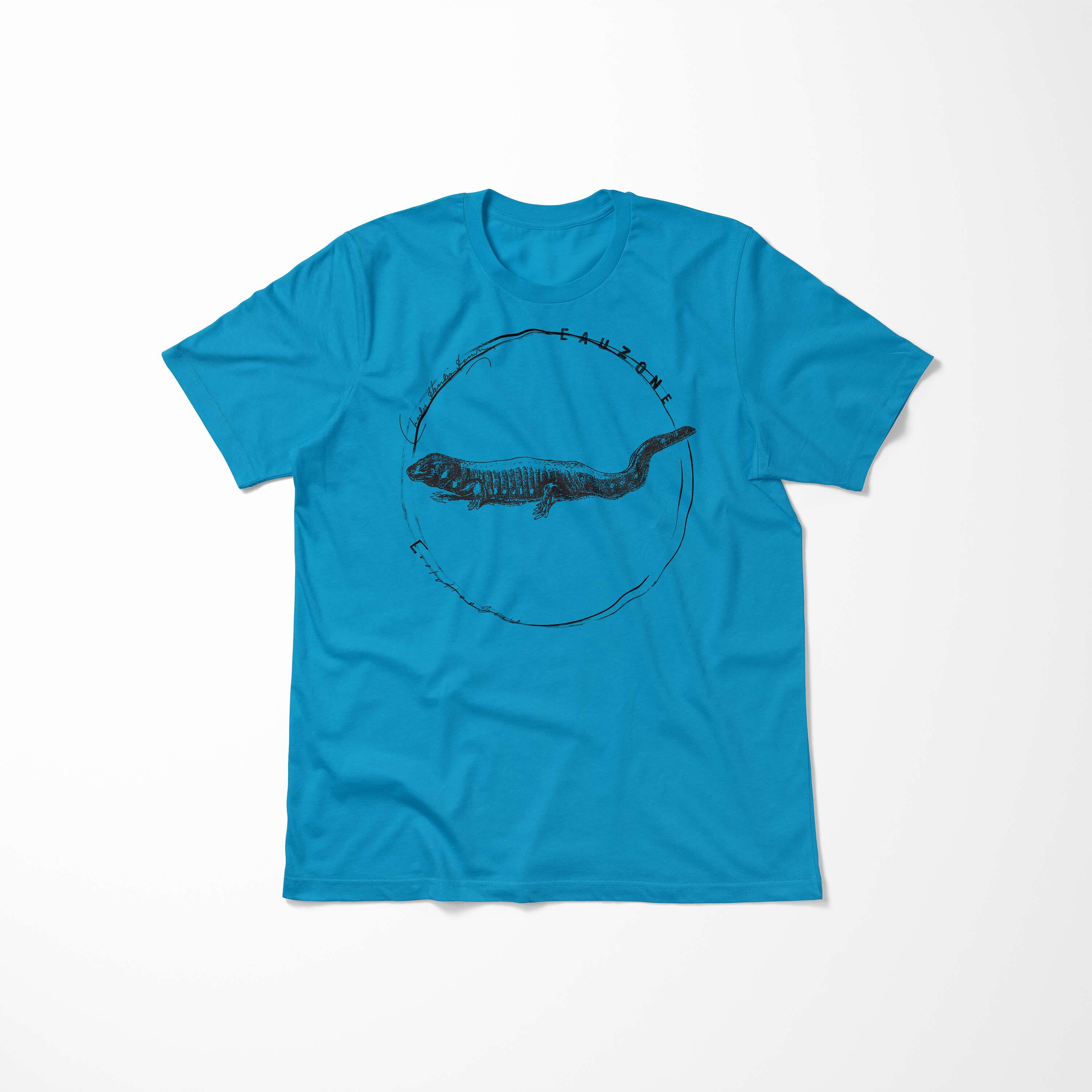 T-Shirt Atoll Evolution T-Shirt Art Amblystoma Herren Sinus