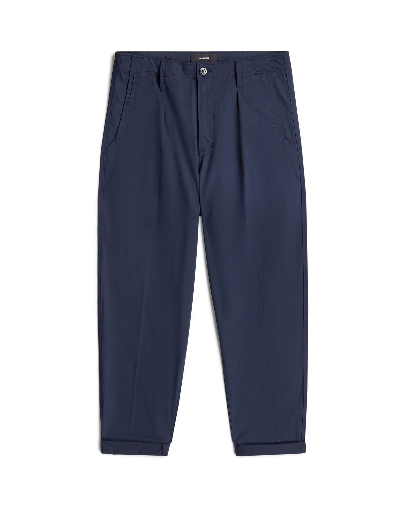 Chinohose Pleated Chino Relaxed Tapered
