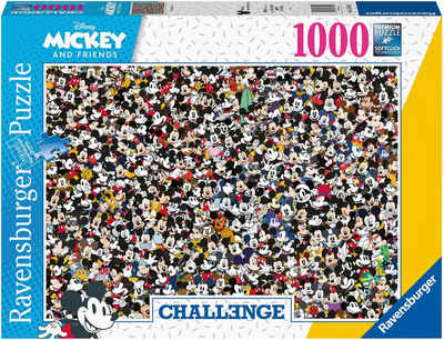 Ravensburger Puzzle Challenge, Mickey, 1000 Puzzleteile, FSC® - schützt Wald - weltweit; Made in Germany