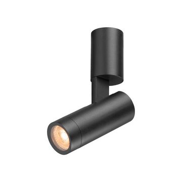 SLV Deckenleuchte Wand- und Deckenleuchte S-Tube in Schwarz GU10 IP65, keine Angabe, Leuchtmittel enthalten: Nein, warmweiss, Aussenlampe, Aussenwandleuchte, Outdoor-Leuchte