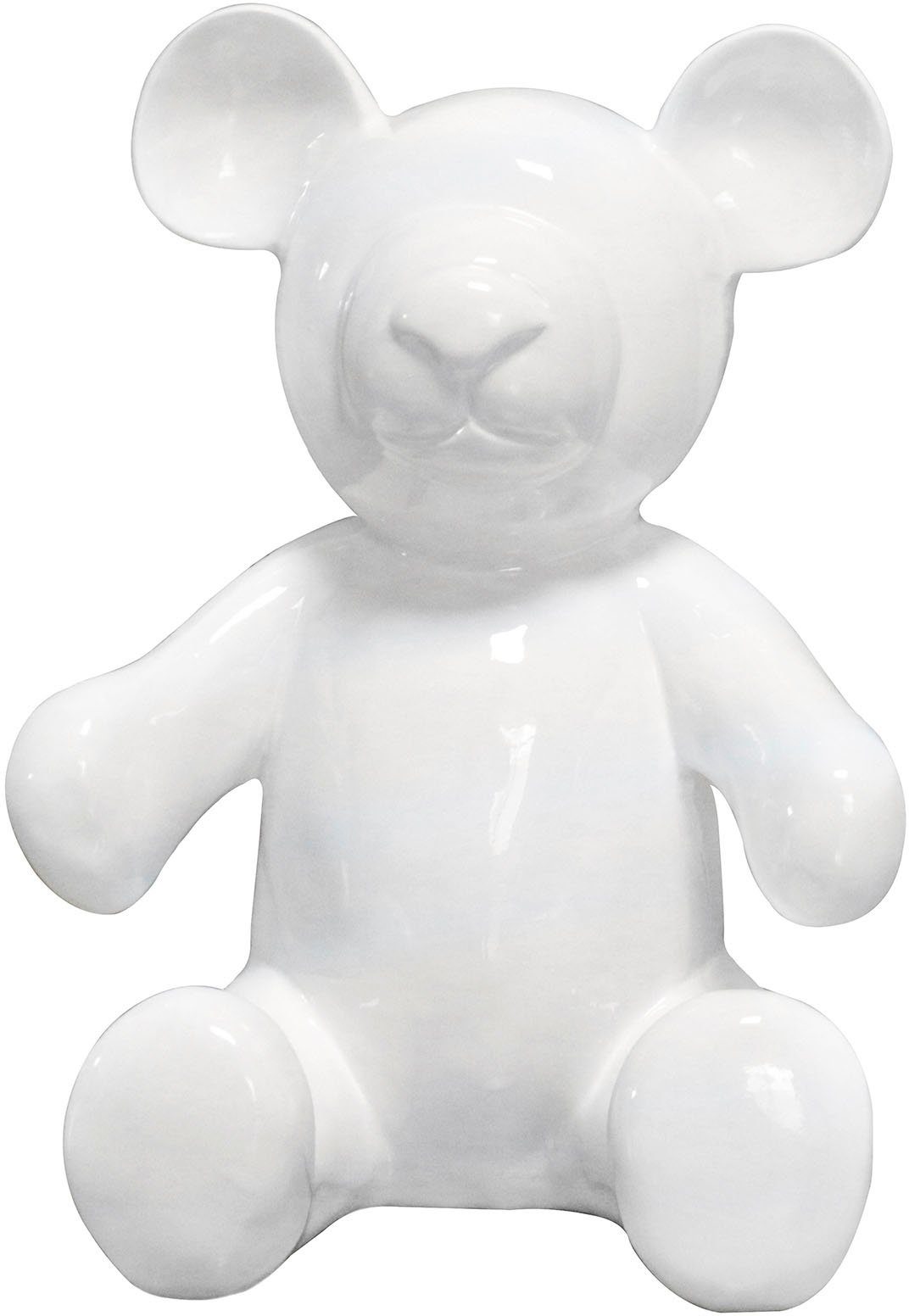 Ted 100 Weiß Tierfigur (1 St) Kayoom Skulptur
