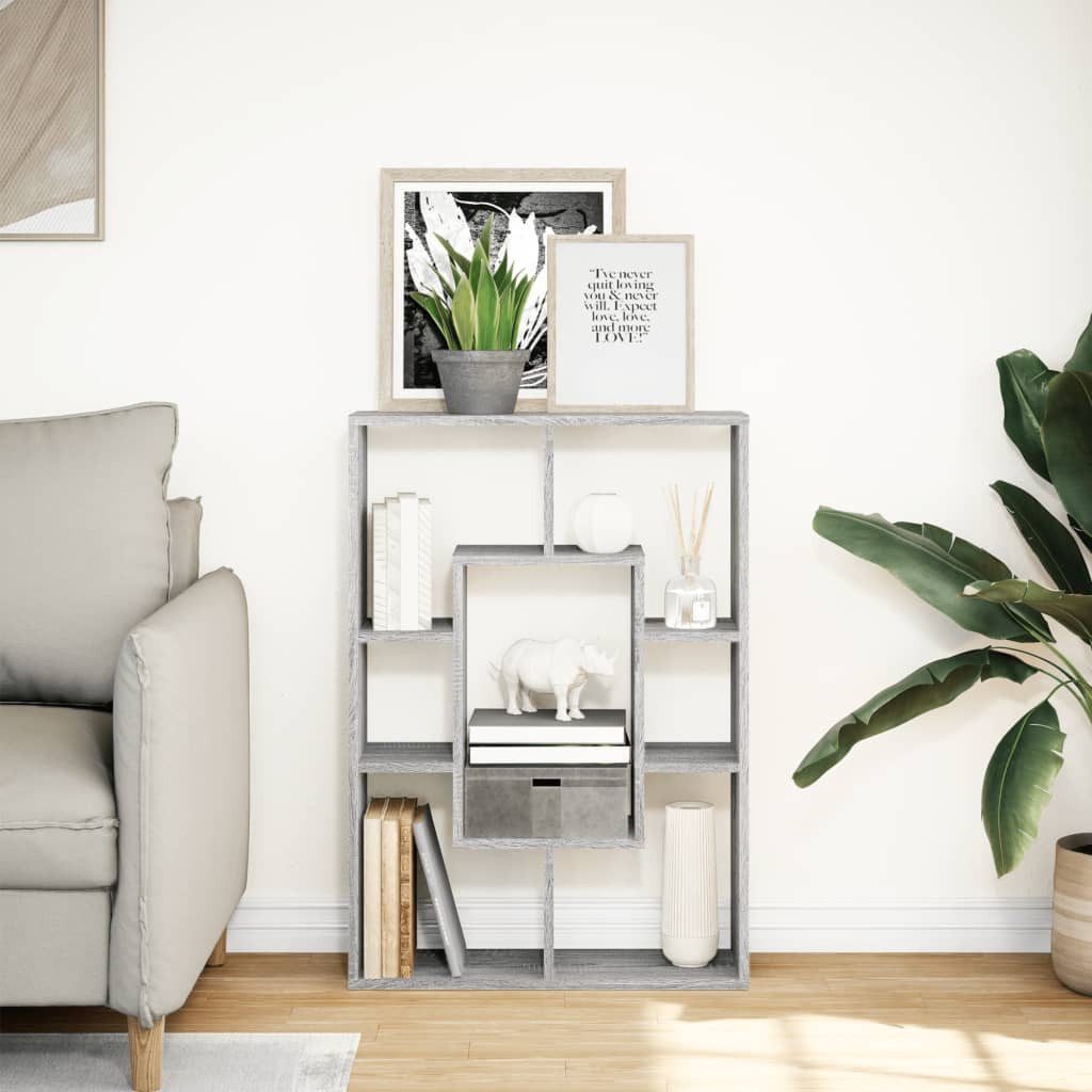 vidaXL Bücherregal Bücherregal Grau Sonoma 63x20x90 günstig online kaufen