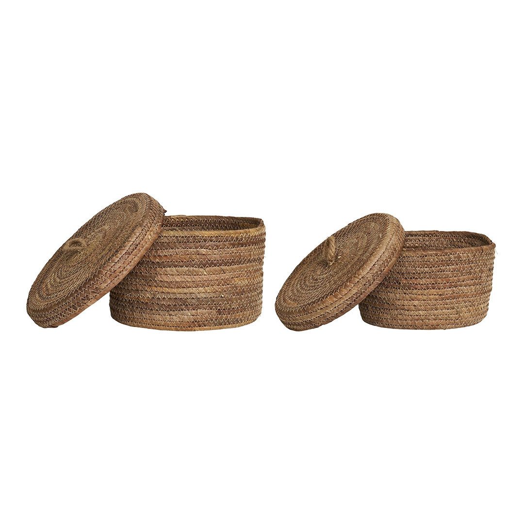 House Nordic Allzweckkorb Desio Körbe Set von 2 Natur.