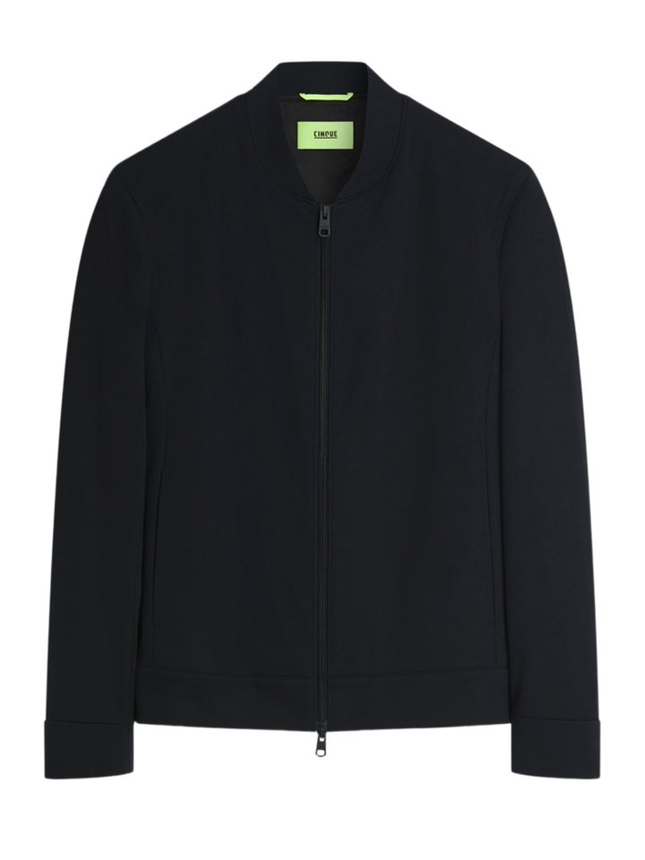 Cinque Blouson schwarz,Casual,Polyester,Unifarben,Lang,Regular Fit