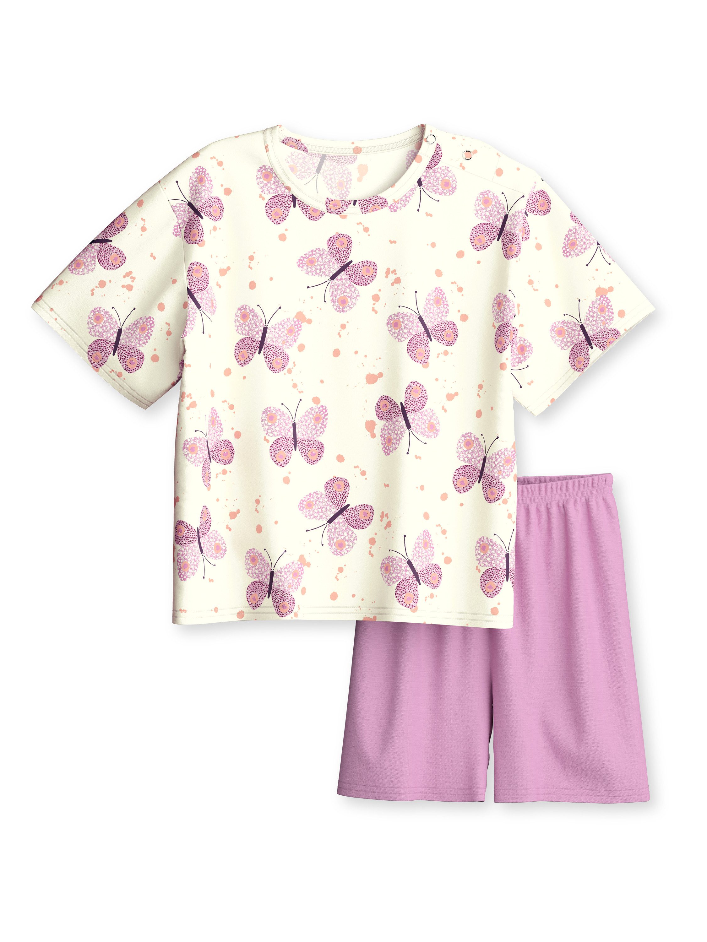 CALIDA Shorty Butterfly Kinder (2 tlg) aus Bio Baumwolle, atmungsaktiv, pflegeleicht