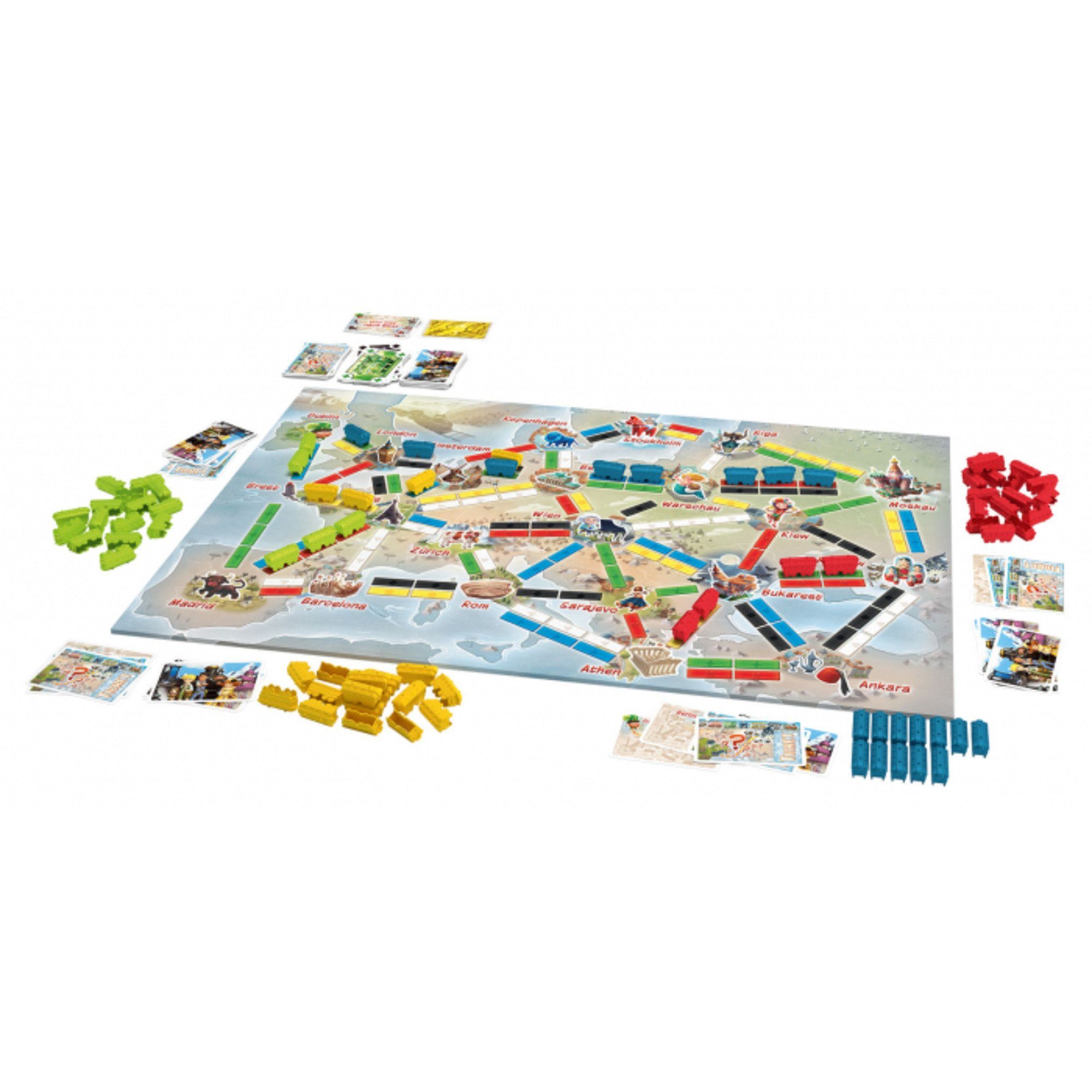 Asmodee Spiel Asmodee Zug um Zug - Meine erste Reise, Brettspiel