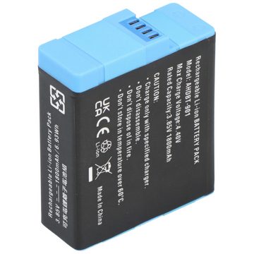 AccuCell Akku passend für GoPro Hero 9 Hero 10 Li-ion 3,85V 1800mAh 6,9Wh Akku 1800 mAh (3,9 V)