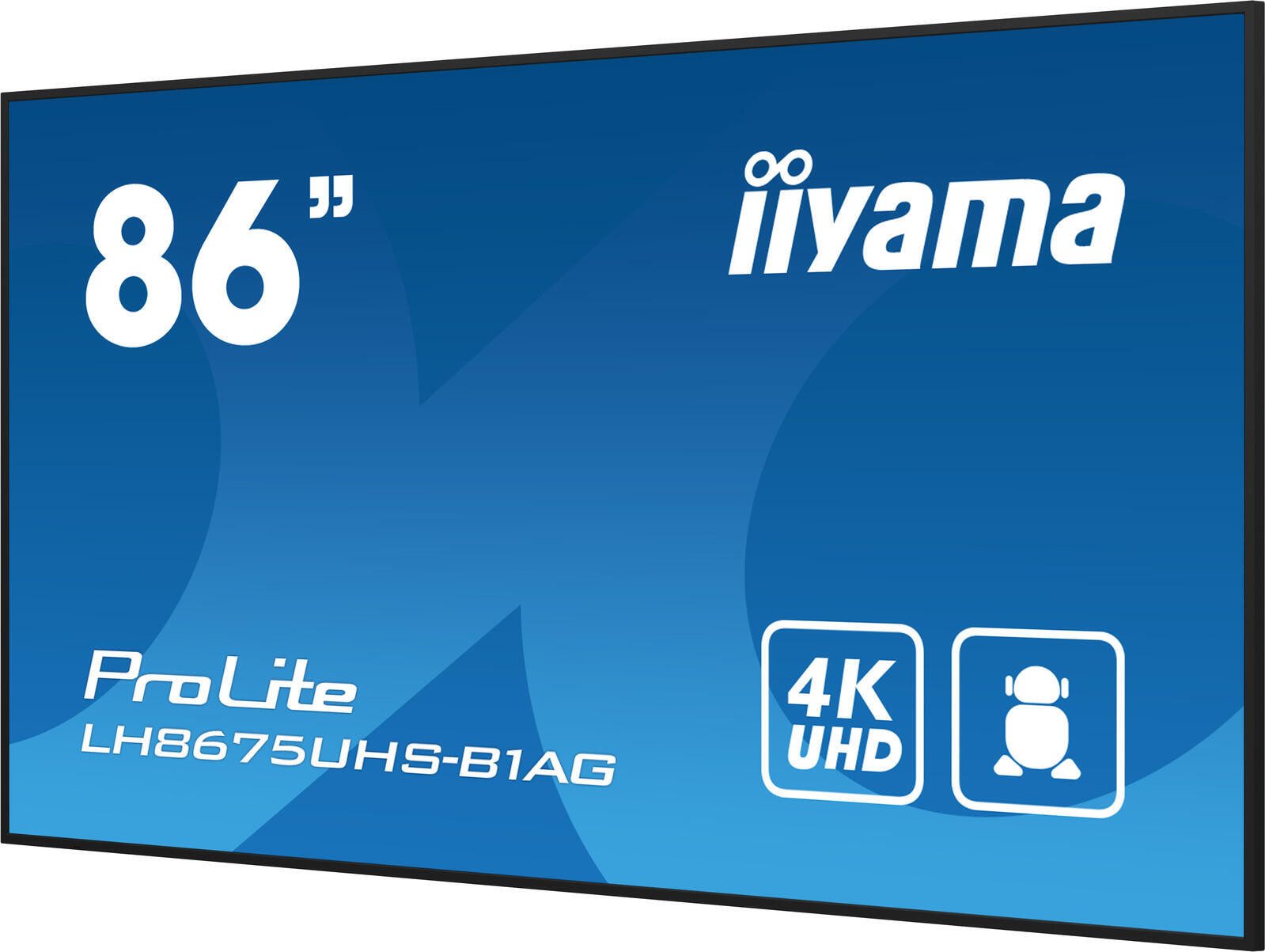 Iiyama iiyama ProLite LH8675UHS-B1AG LED-Monitor (3840 x 2160, 8 ms Reaktionszeit, 60 Hz, IPS Panel)