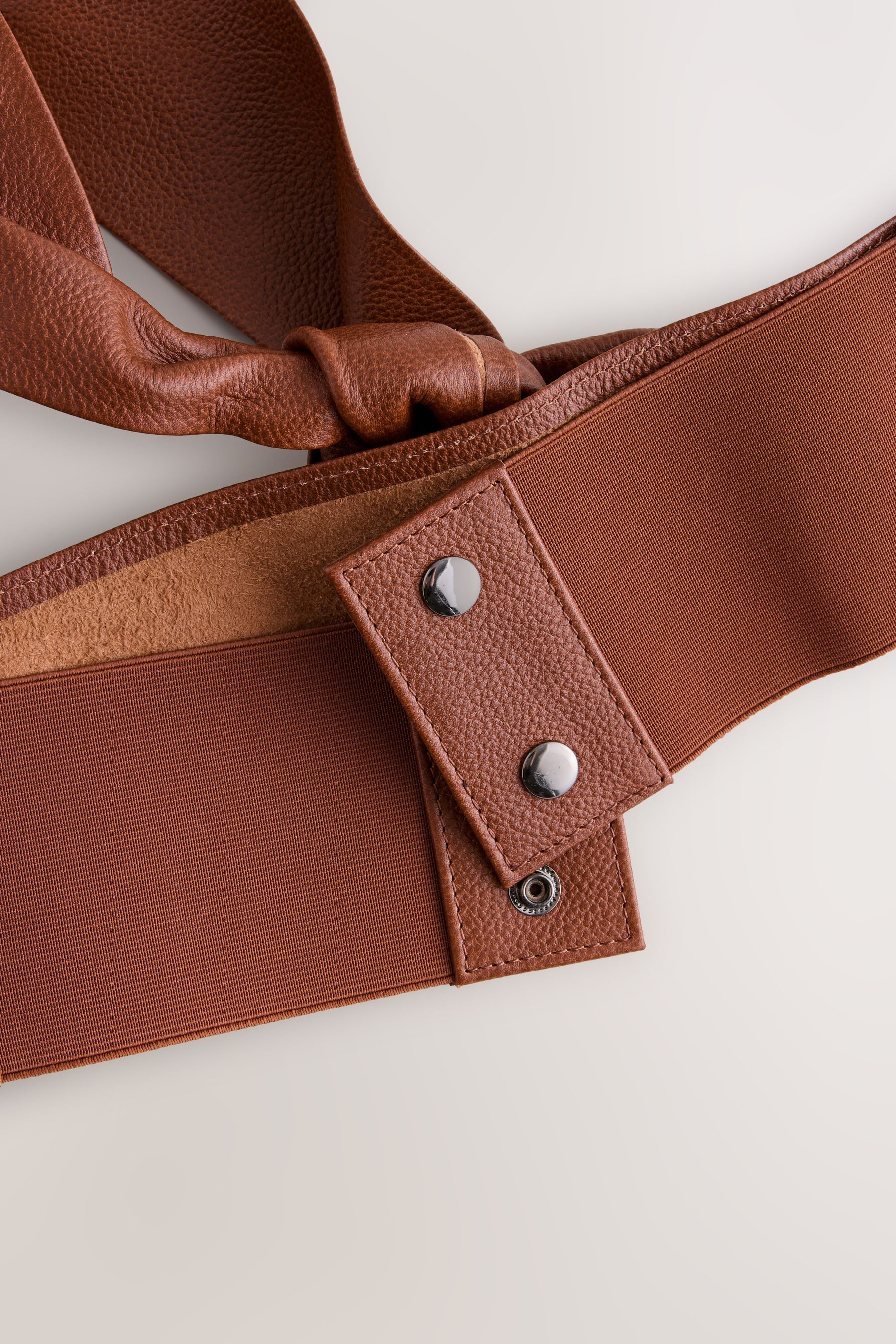 Next Ledergürtel Breiter Ledergürtel mit Knotendetail (1-St) günstig online kaufen