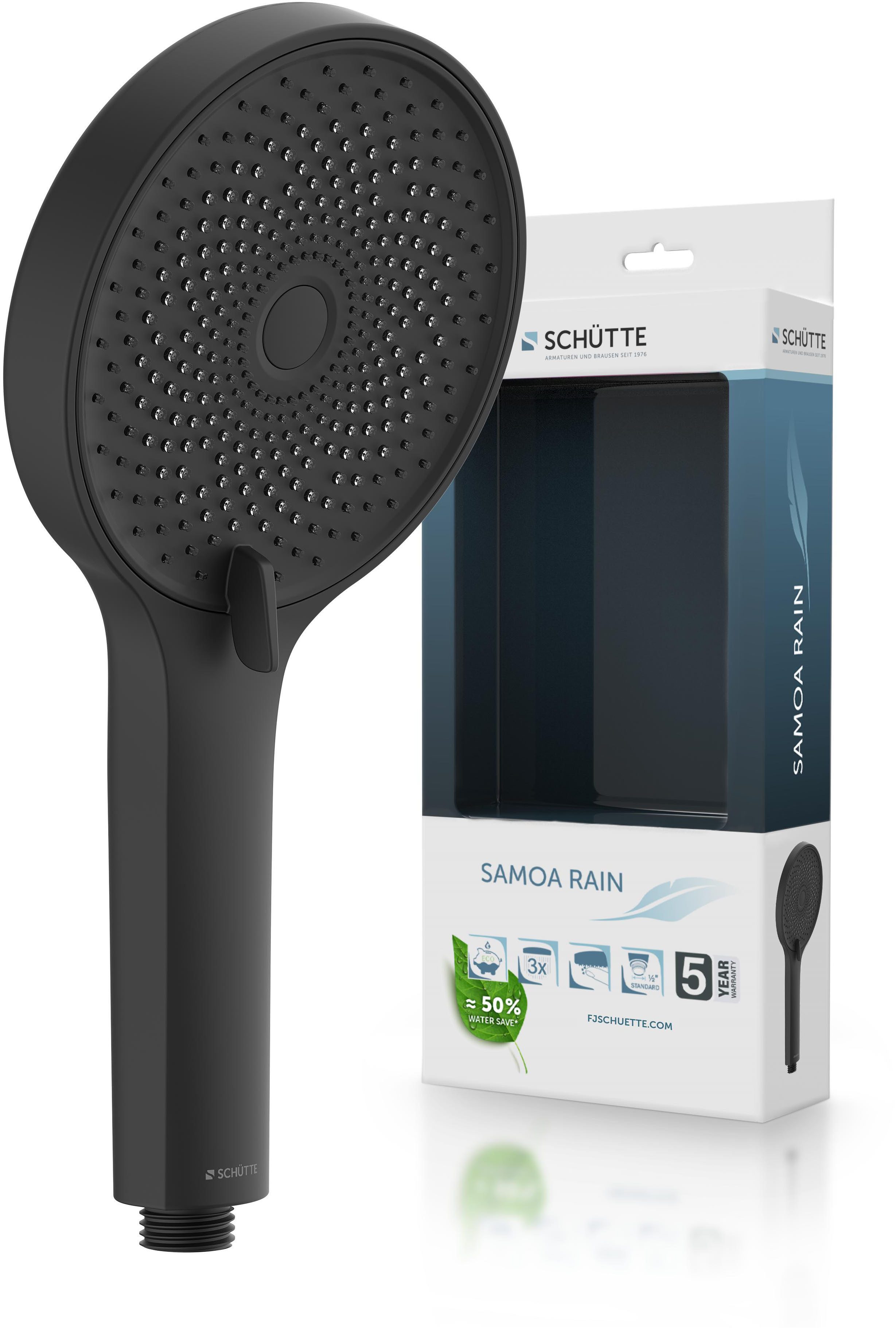 Schütte Handbrause RAVEN, (Set), 3-fach verstellbar, Antikalk, wassersparen günstig online kaufen