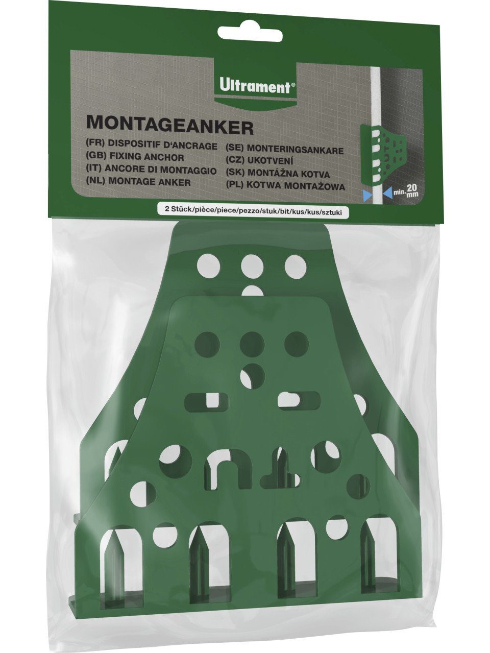 Ultrament Montageanker Ultrament Montageanker 2 Stück