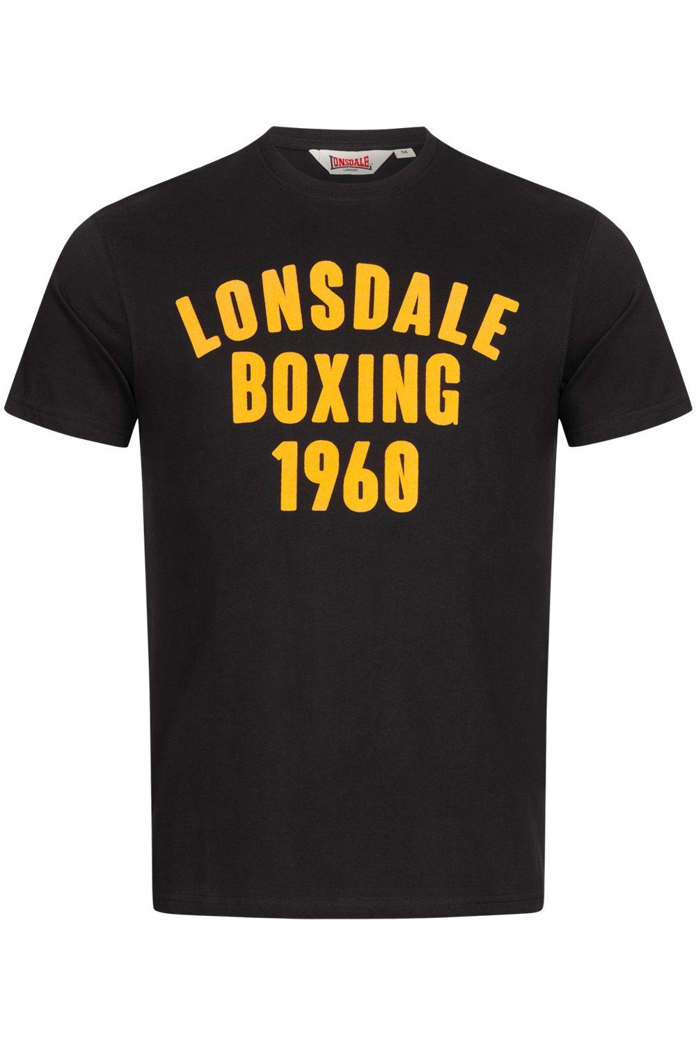 Adult Lonsdale black/yellow T-Shirt Pitsligo Lonsdale Herren T-Shirt