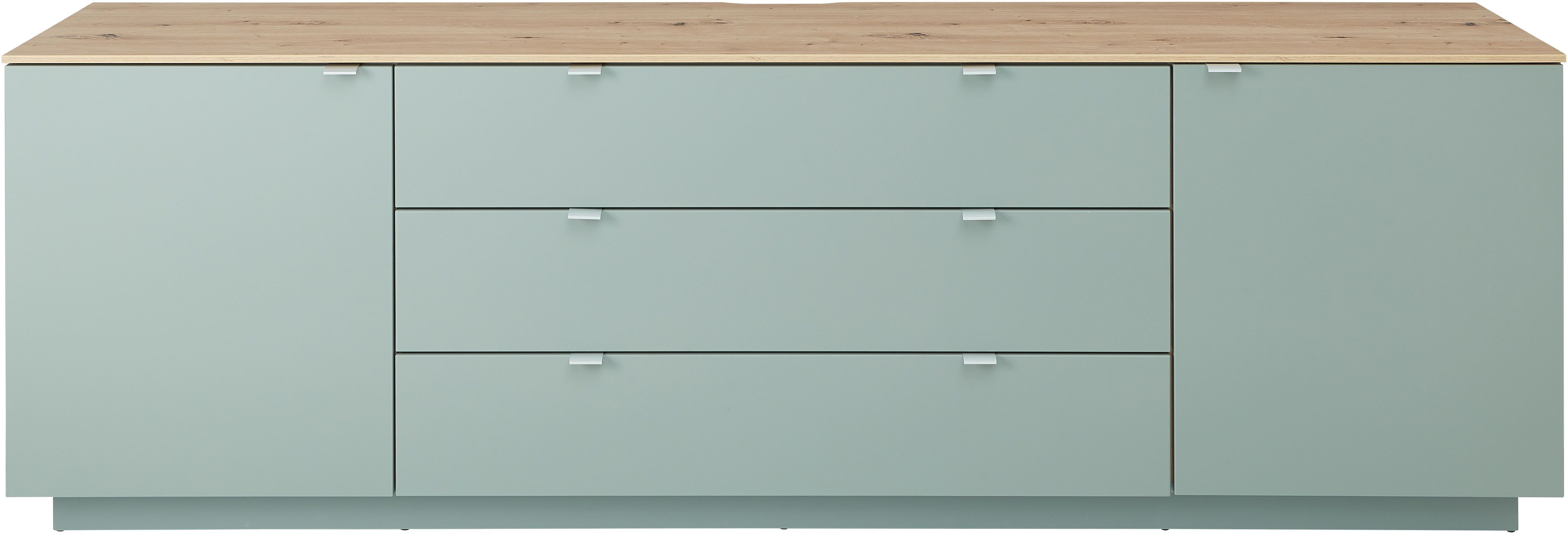 Innostyle TV-Schrank Core, TV Sideboard Stellmaß B/H/T 240x77x44 cm (1-St) TV Sideboard mit 2 Holztüren und 3 Schubkästen mit Doppelzarge