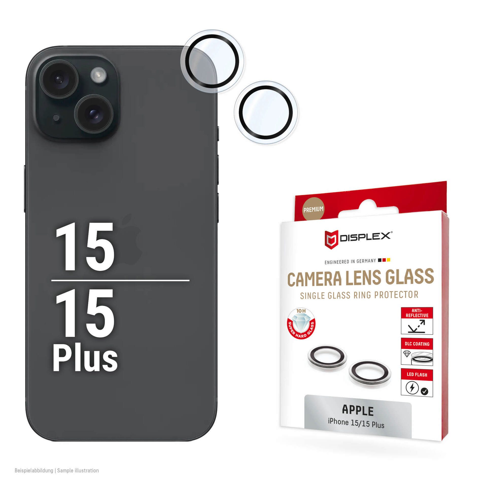 Kameraschutzglas Camera Lens Glass Single Glass Ring Protector
