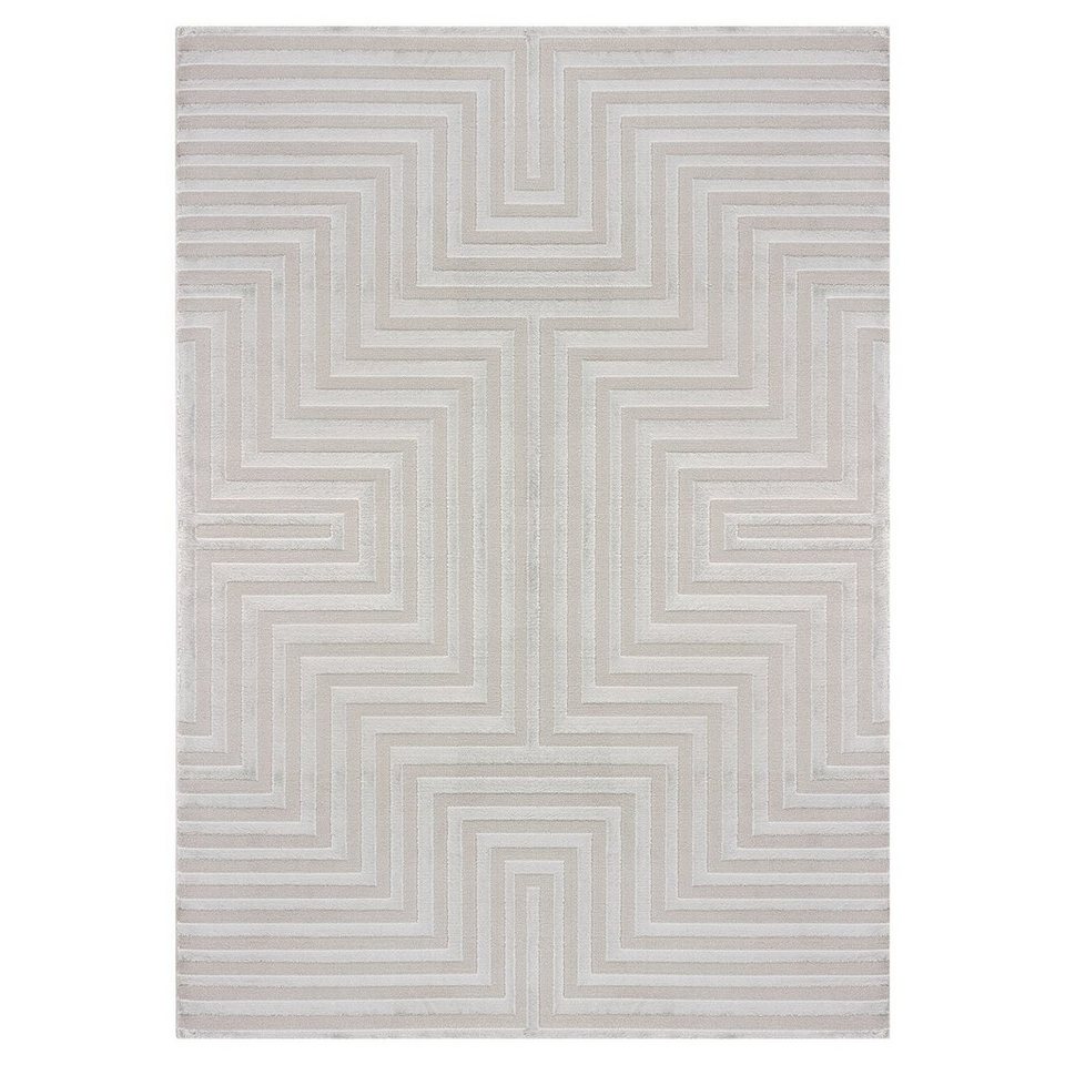 Teppich SAHARA 1111, Ayyildiz Teppiche, rechteckig, Höhe: 12 mm,  Pflegeleicht / Strapazierfähig / Trend Colors