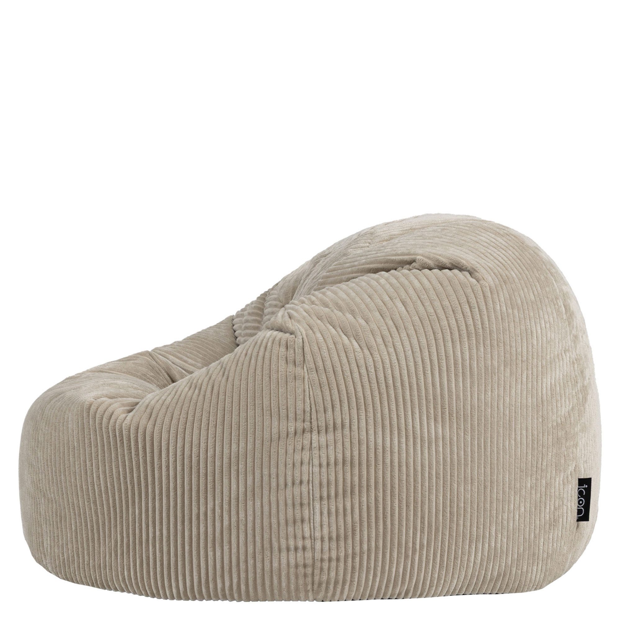 icon Sitzsack Erwachsene XXL aus Cord „Kingston“, Sitzsack XXL, Made in Germany, für Erwachsene & Kinder, für Wohnzimmer – Bild 5 von 5