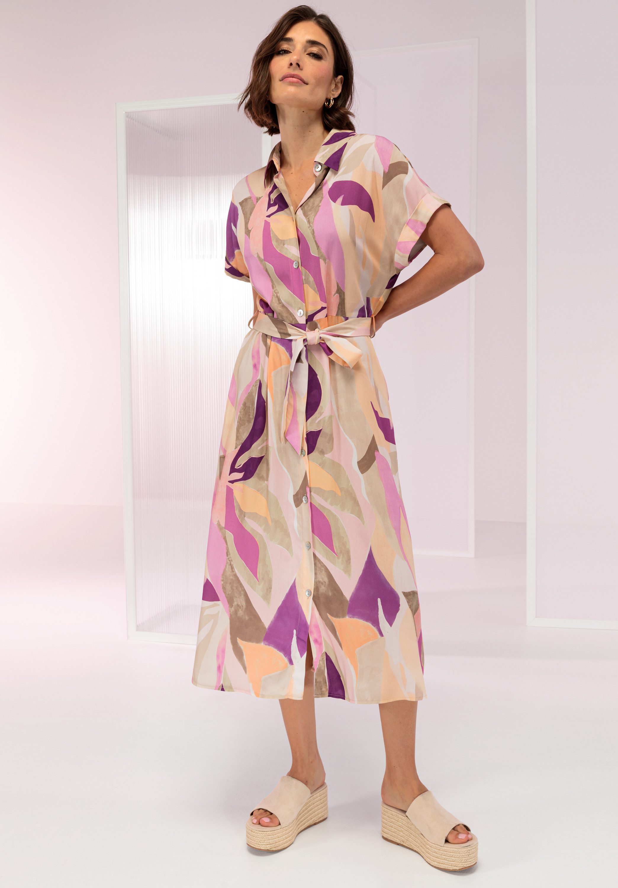bianca Druckkleid SELMA in modernem Allover-Print in Trendfarben günstig online kaufen