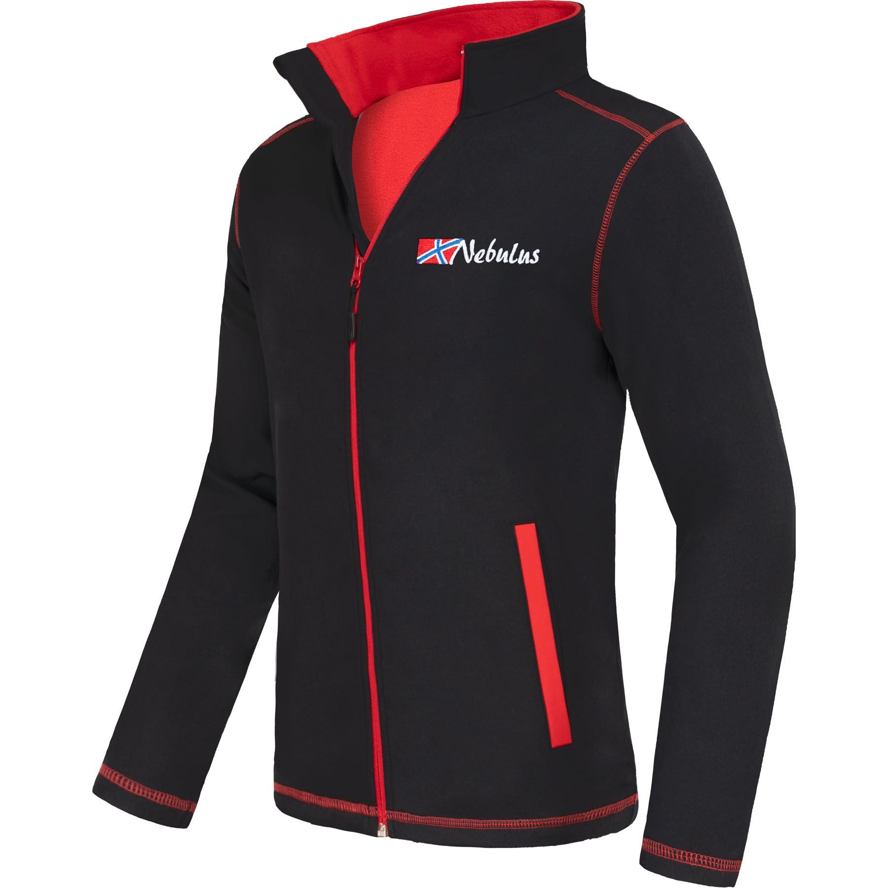 Nebulus Softshelljacke TROPIC, P5555 - Herren, schwarz-rot, M günstig online kaufen
